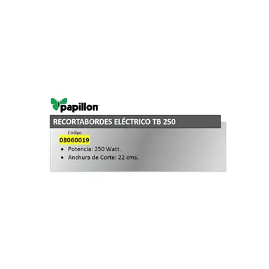 RECORTABORDES ELECTRICO PAPILLON 25