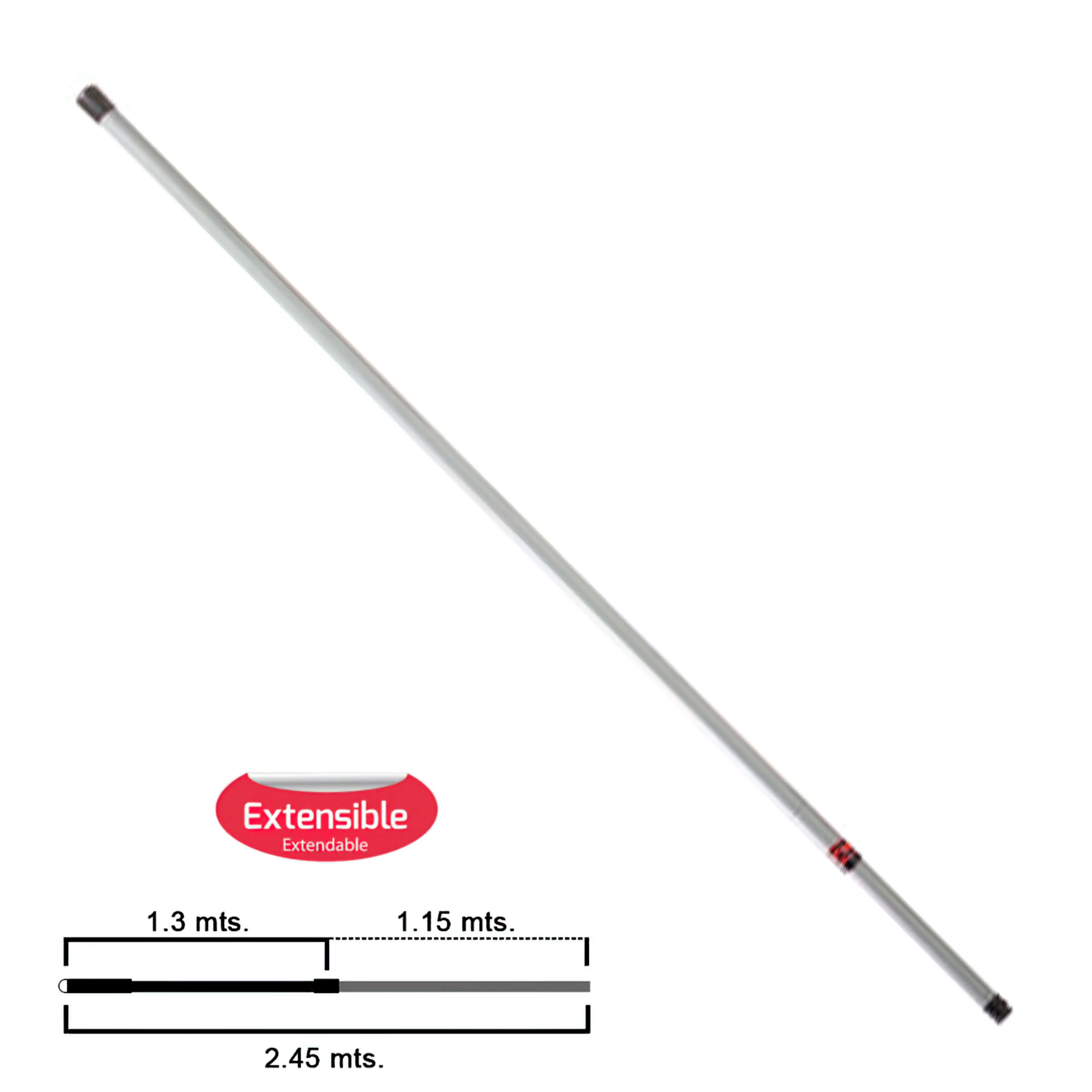 MANGO EXTENSIBLE DE ALUMINIO PARA C