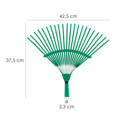 RASTRILLO JARDIN FIJO PAPILLON