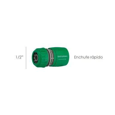 CONECTOR MANGUERA PLASTICO 1/2 BLIS