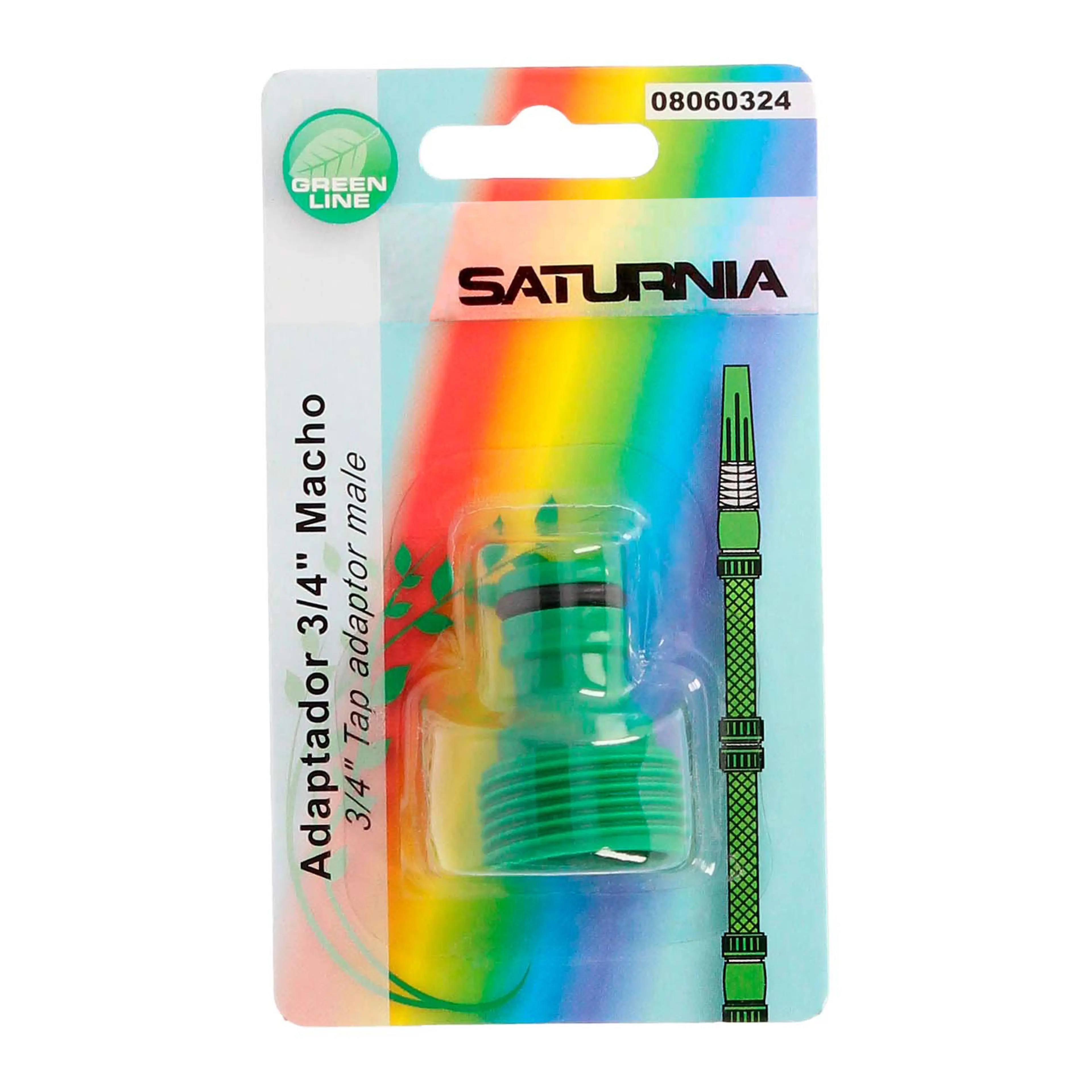 ADAPTADOR MANGUERA PLASTICO 3/4 MAC