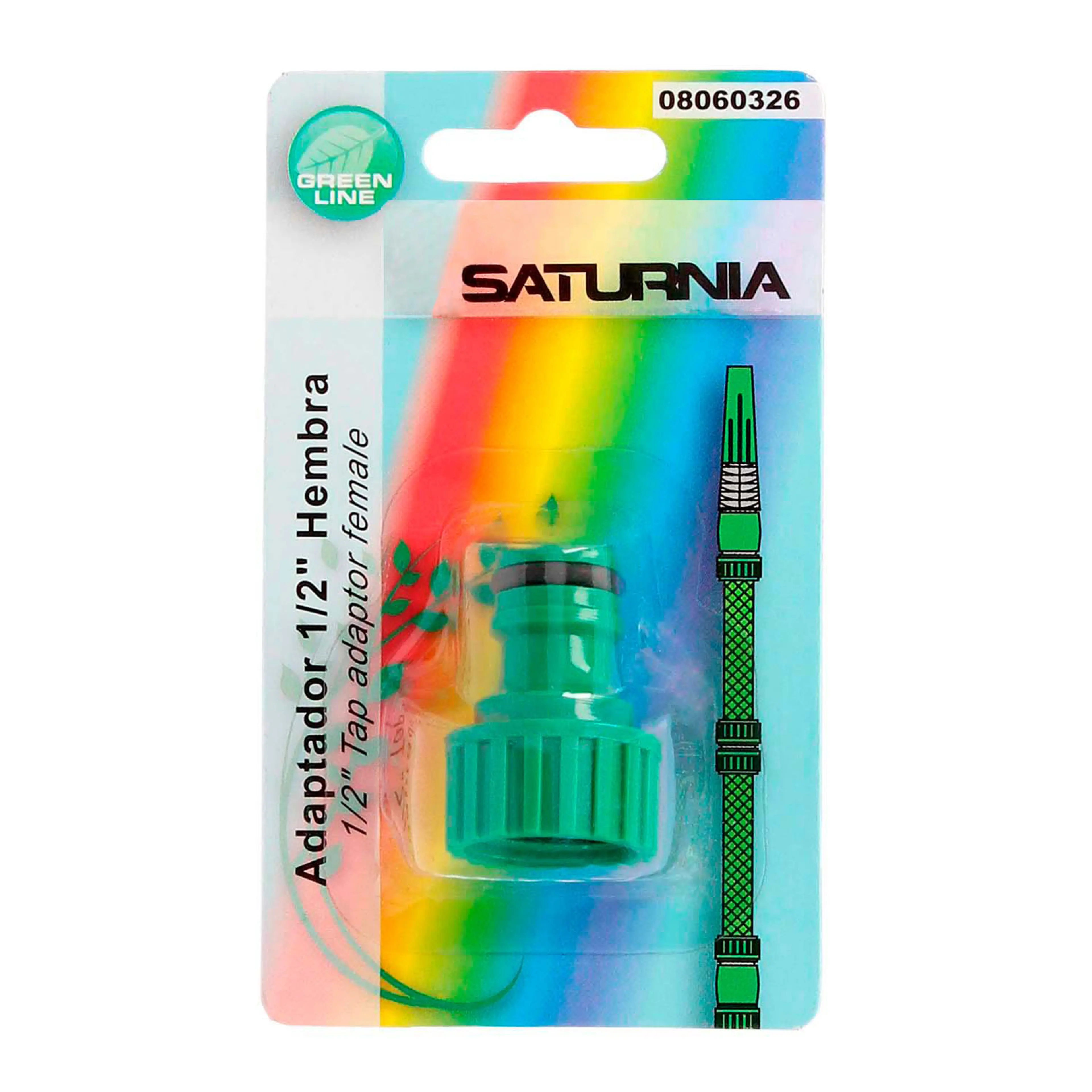 ADAPTADOR MANGUERA PLASTICO 1/2 HEM