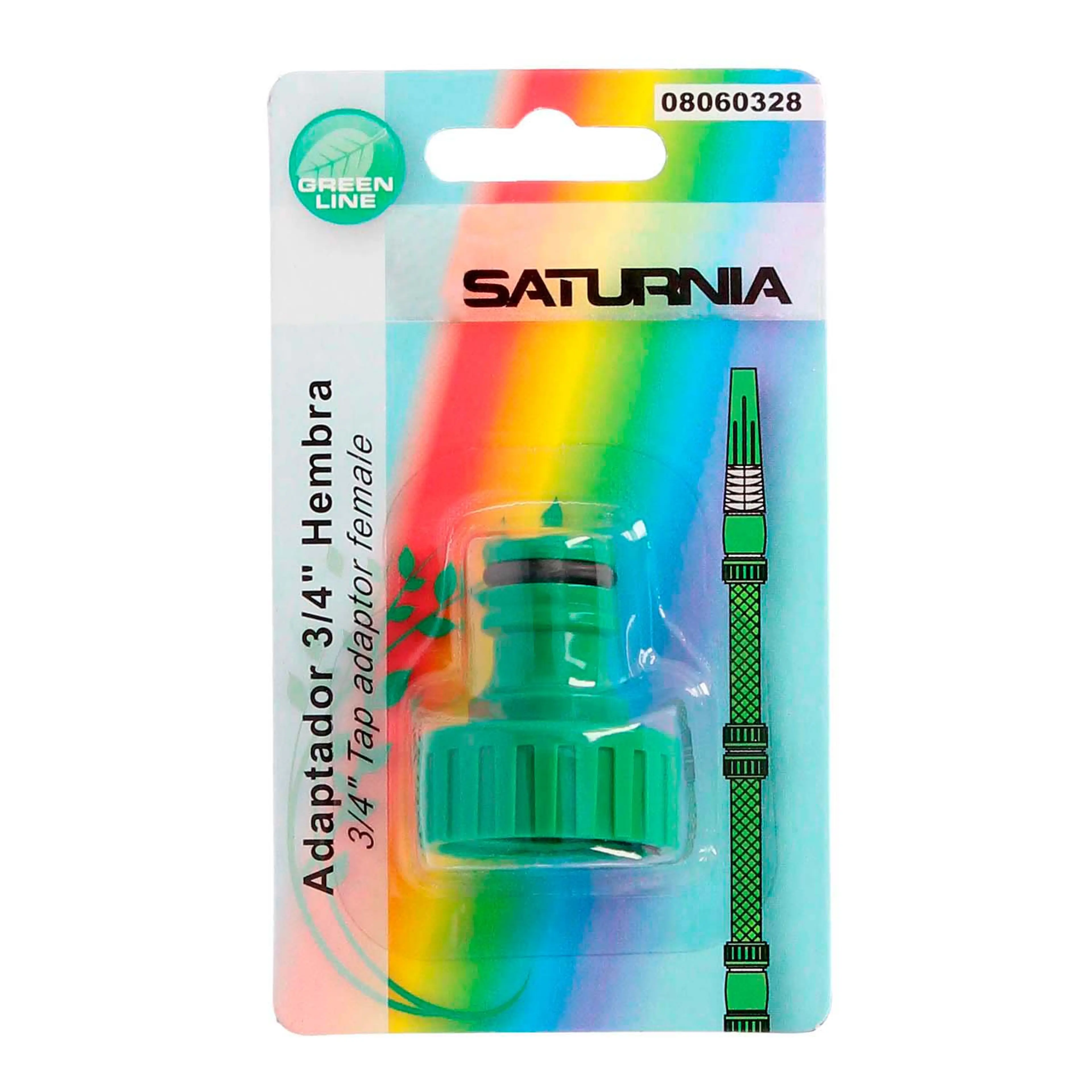 ADAPTADOR MANGUERA PLASTICO 3/4 HEM