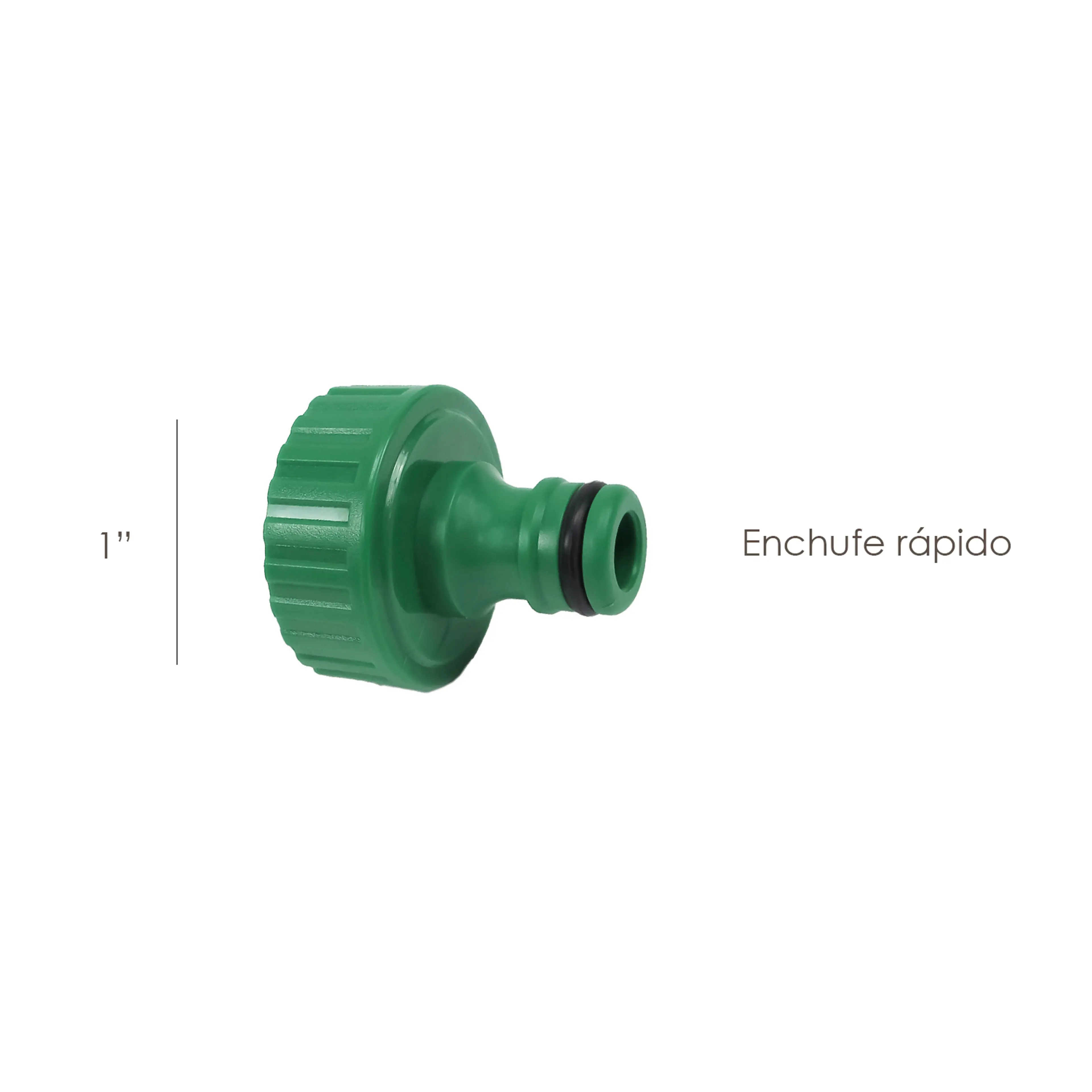 ADAPTADOR MANGUERA PLASTICO 1" HEMB