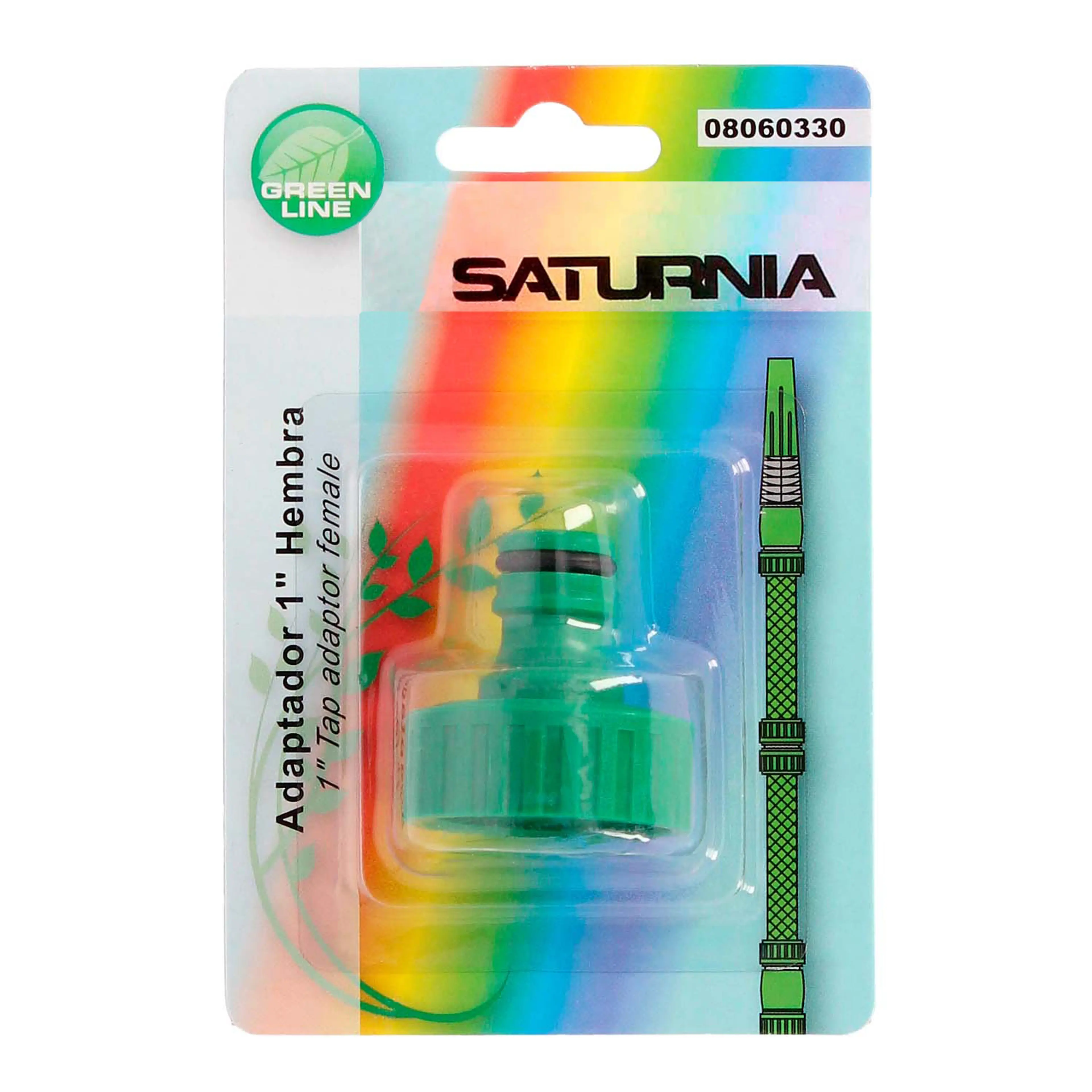 ADAPTADOR MANGUERA PLASTICO 1" HEMB
