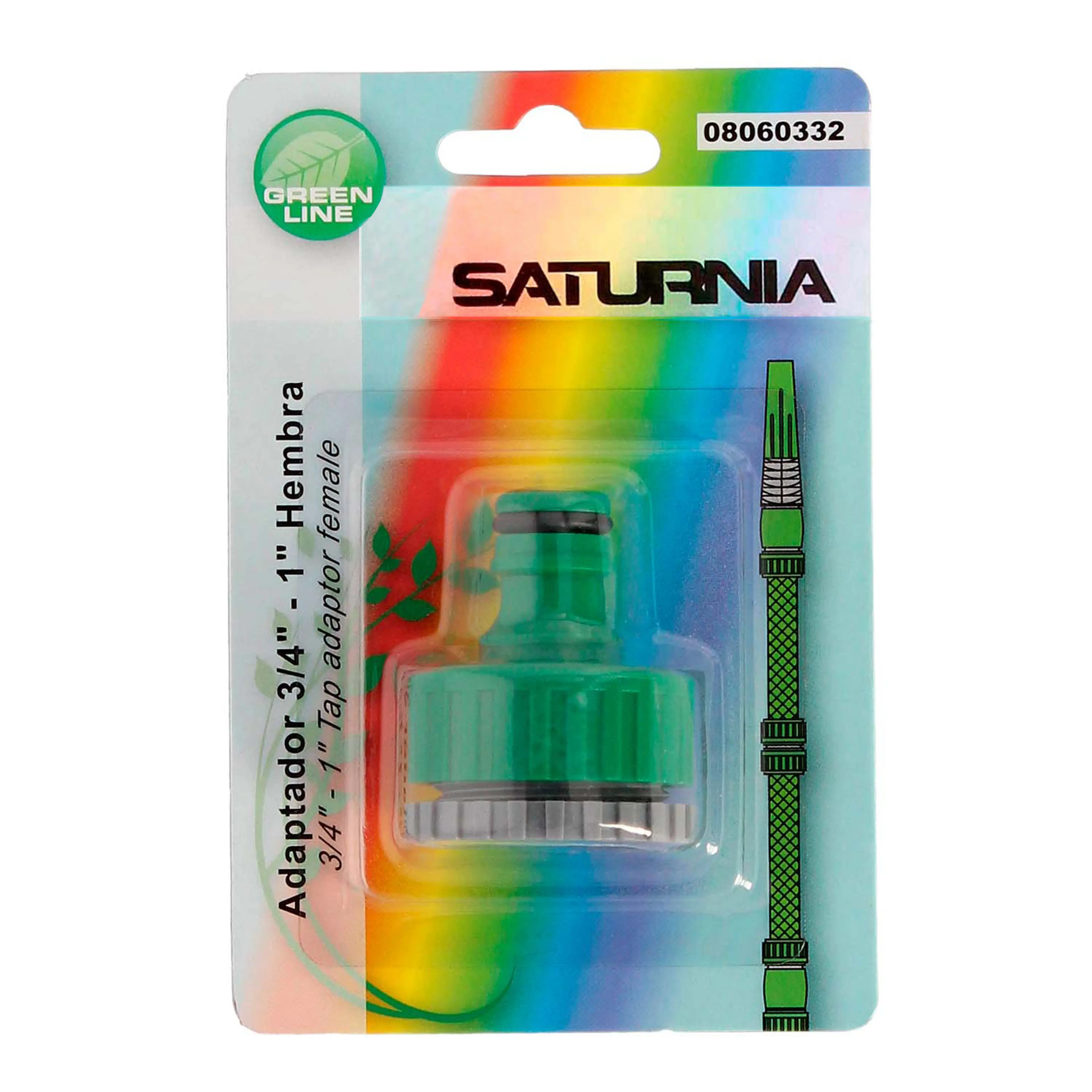 ADAPTADOR MANGUERA PLÁSTICO 3/4 - 1