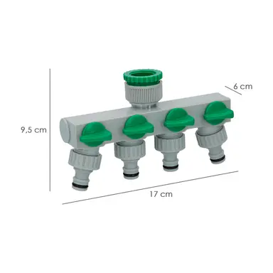 ADAPTADOR MANGUERA PLASTICO 3/4 - 1