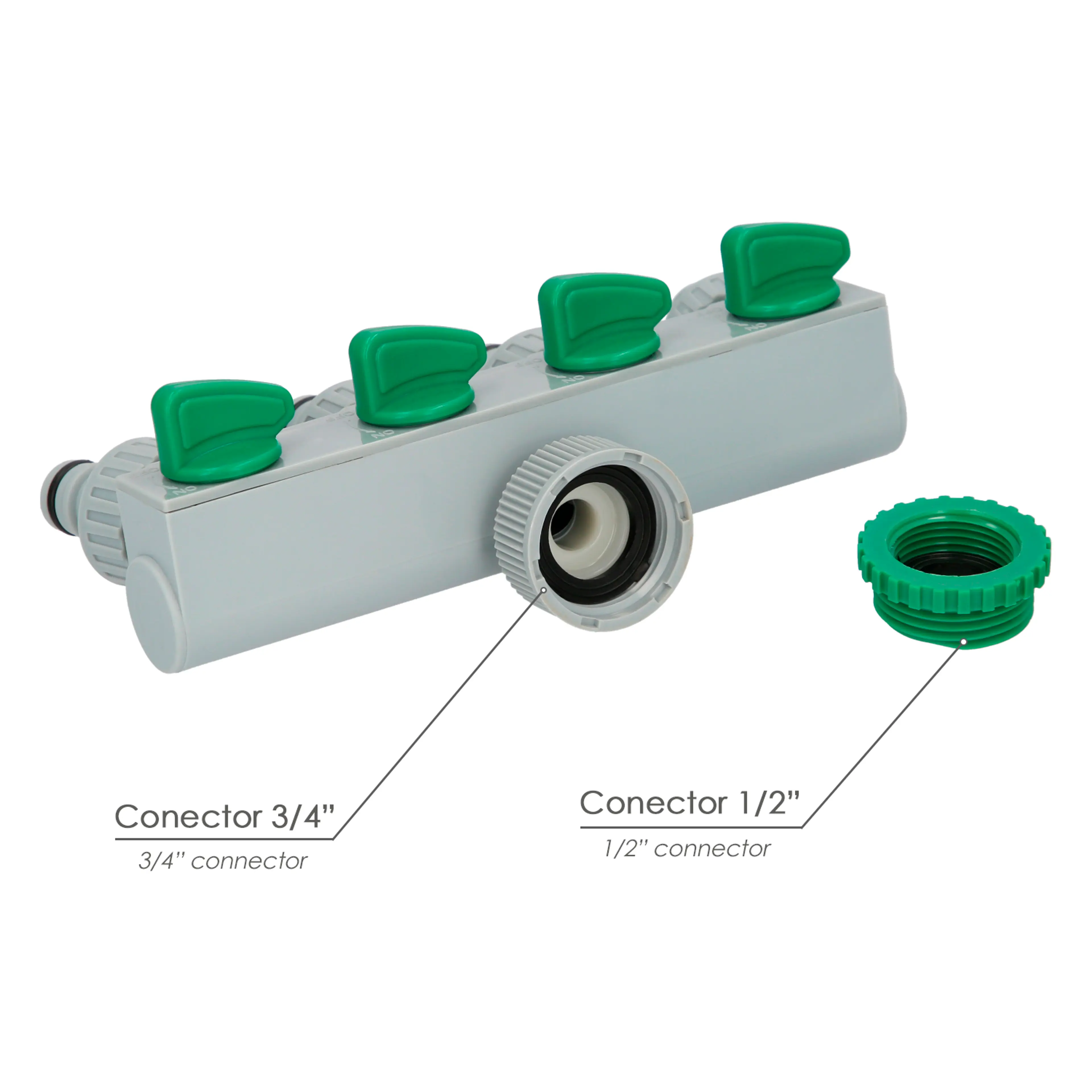 ADAPTADOR MANGUERA PLASTICO 3/4 - 1