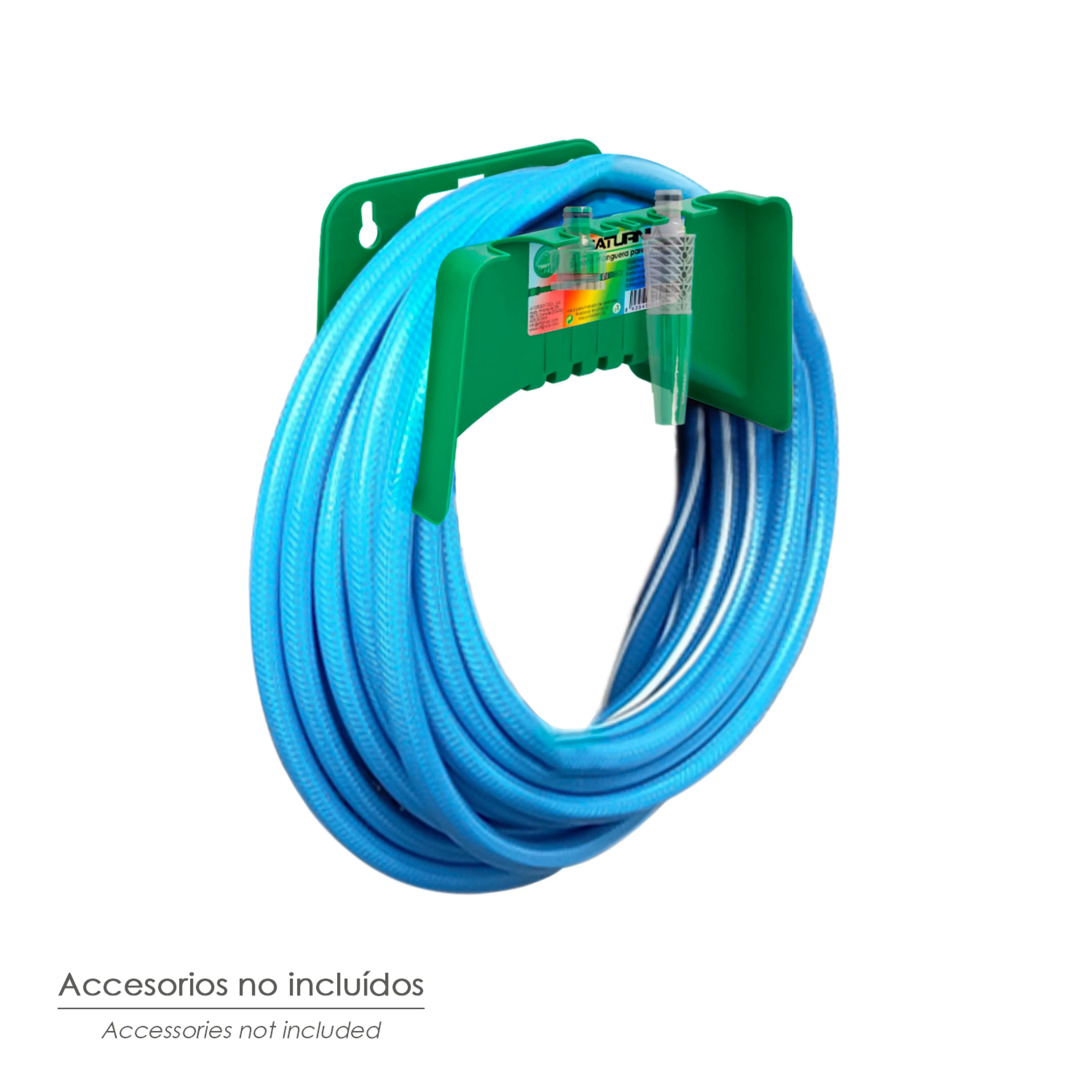 SOPORTE MANGUERAS PARED PLASTICO