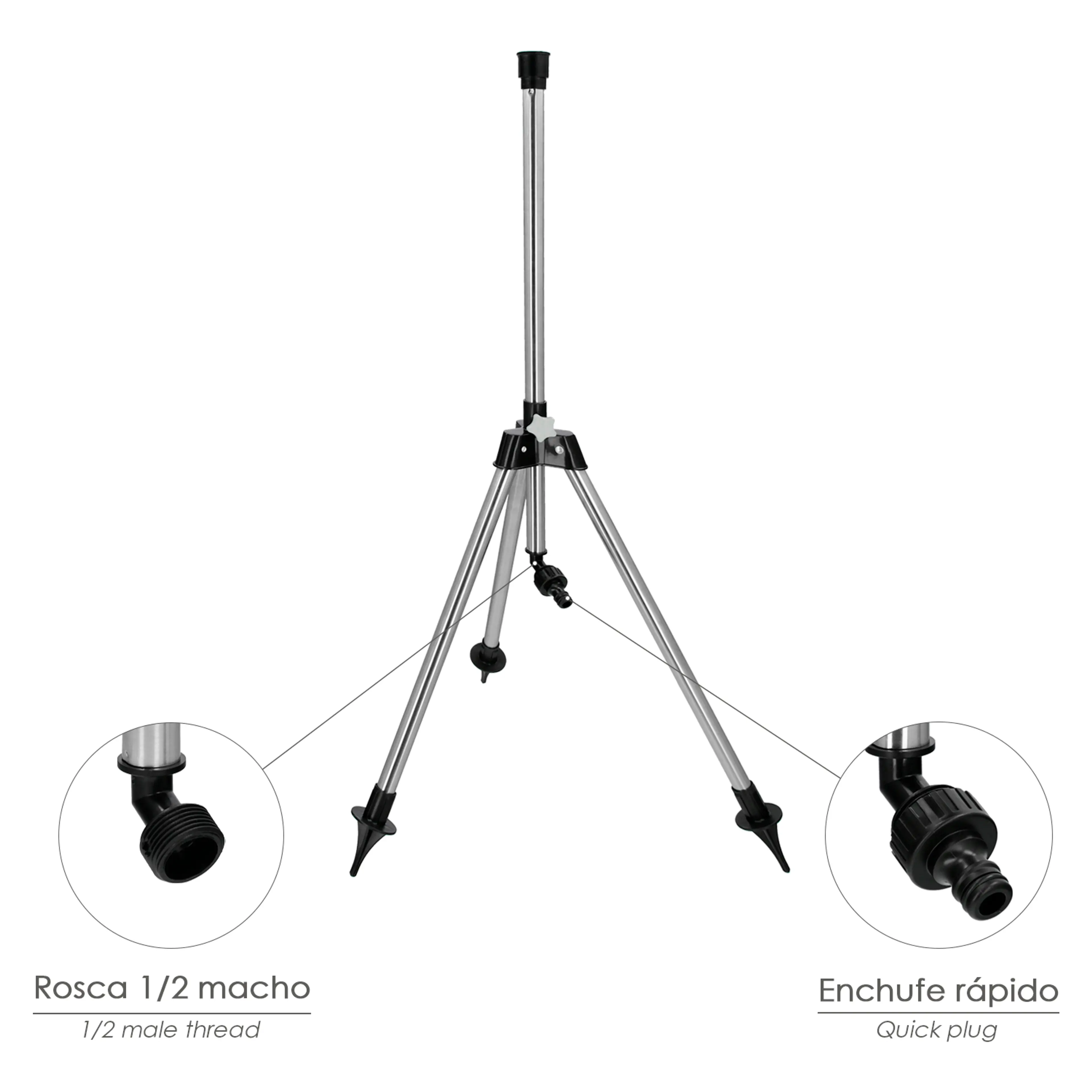 TRIPODE ACERO PARA ASPERSORES ALTUR