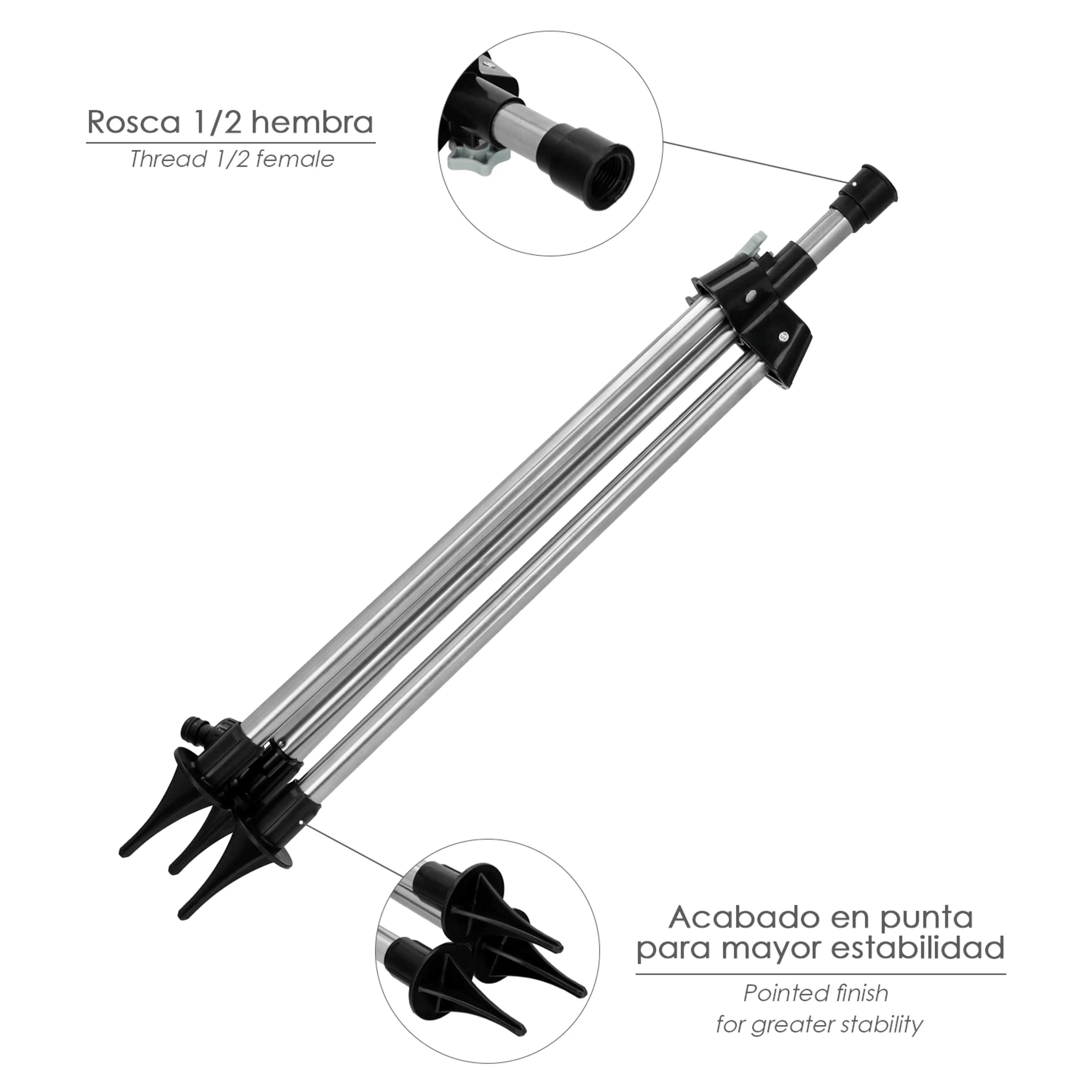 TRIPODE ACERO PARA ASPERSORES ALTUR
