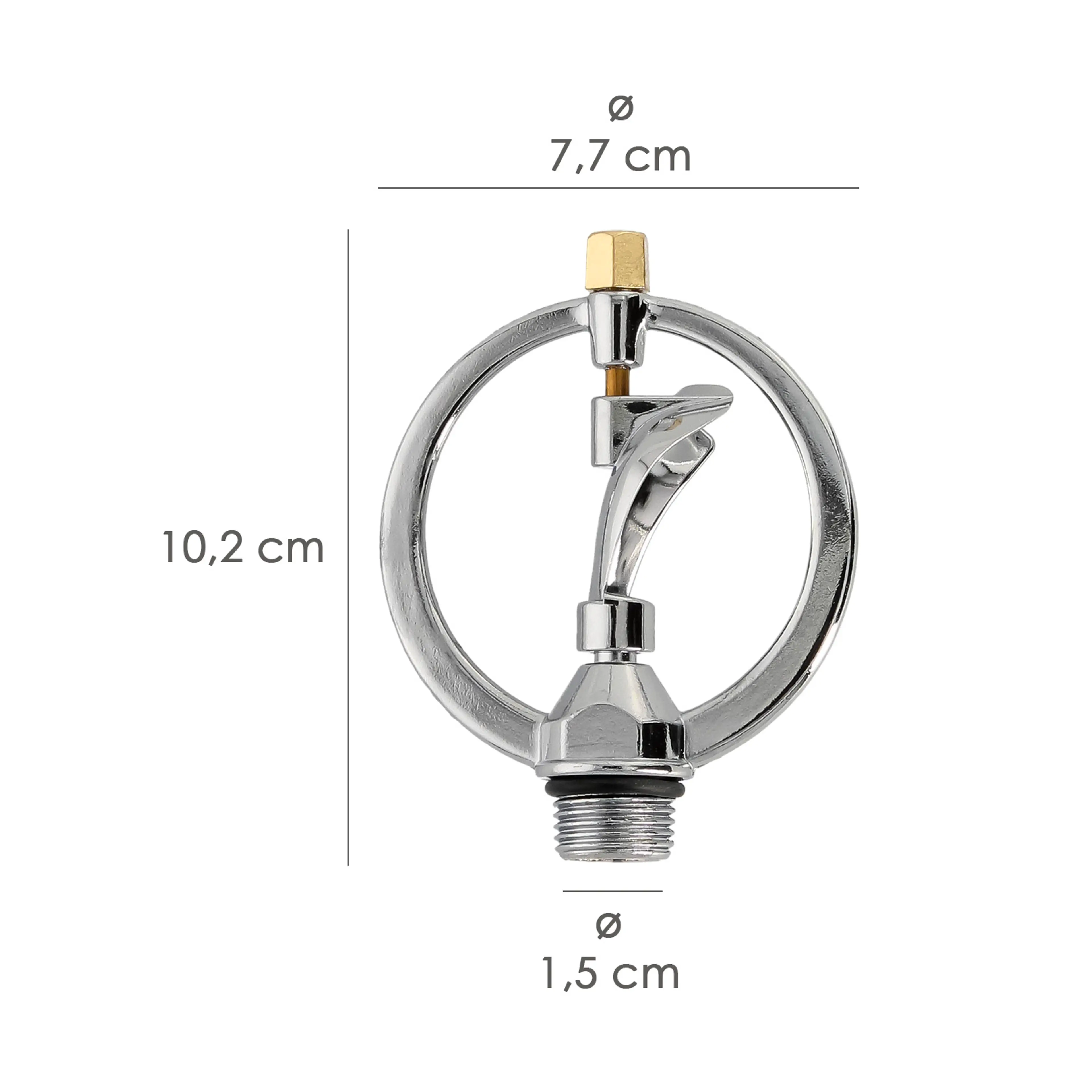ASPERSOR  ALUMINIO ROTATIVO