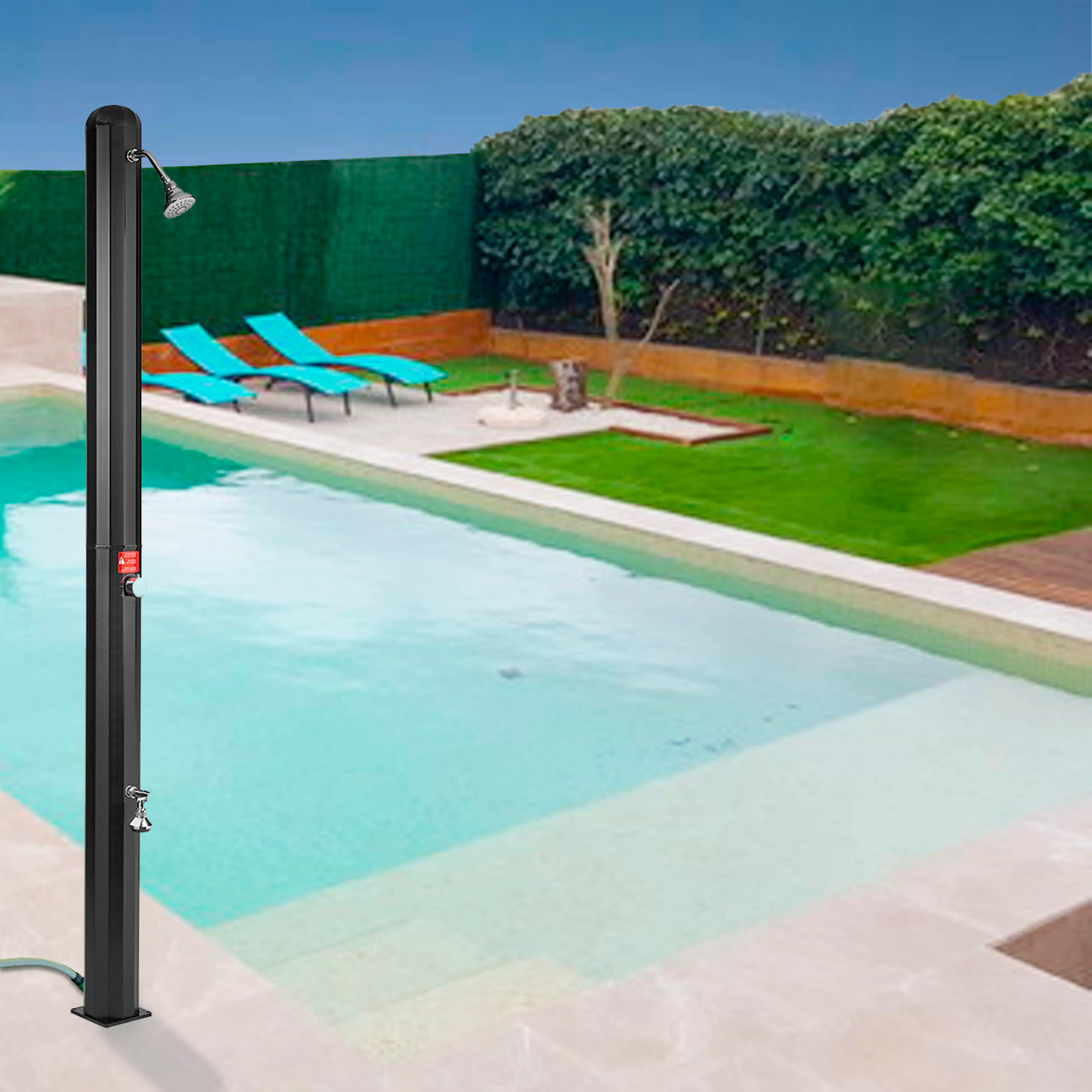 DUCHA JARDIN SOLAR EXTERIOR CON DEP