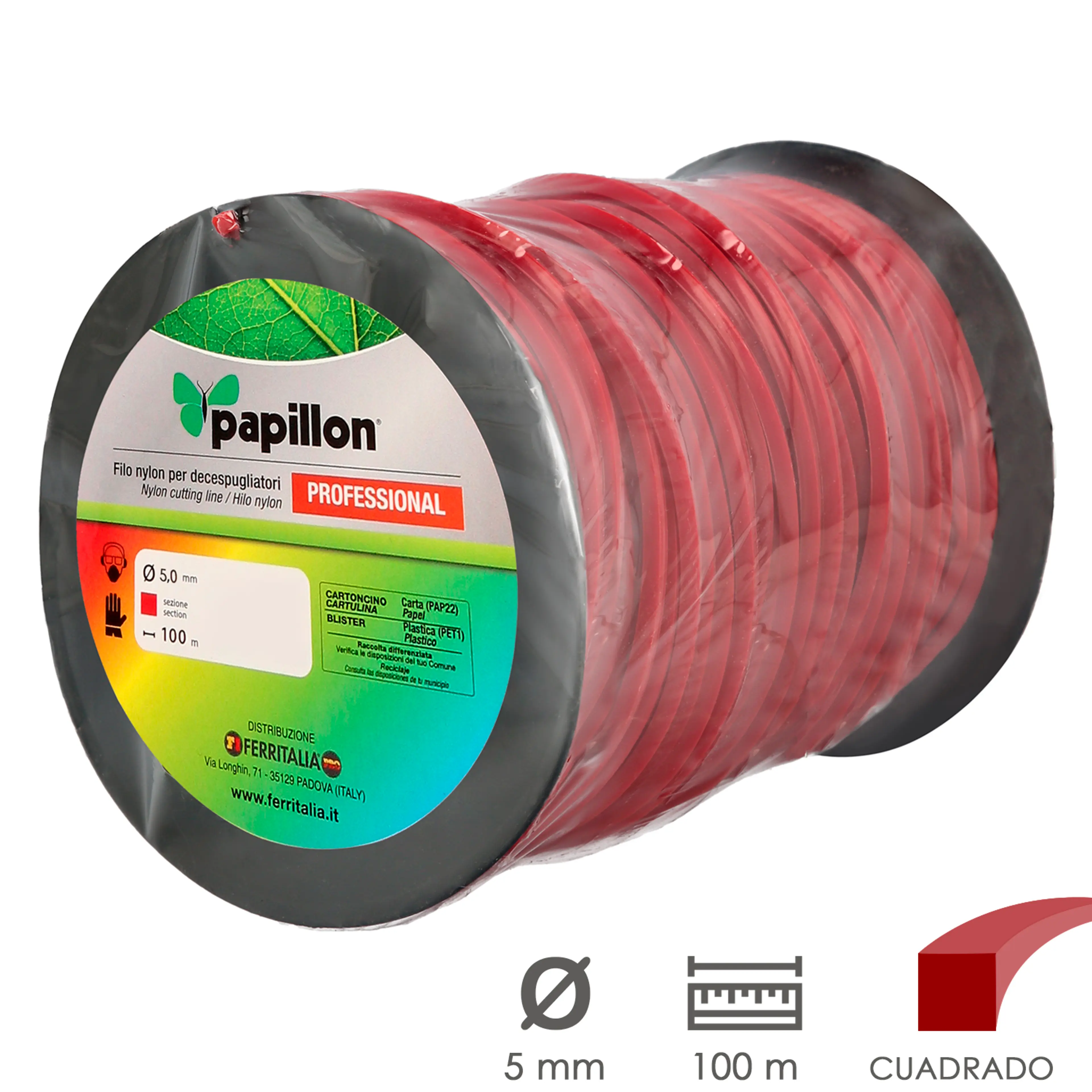 HILO NYLON CUADRADO PROFESSIONAL Ø 