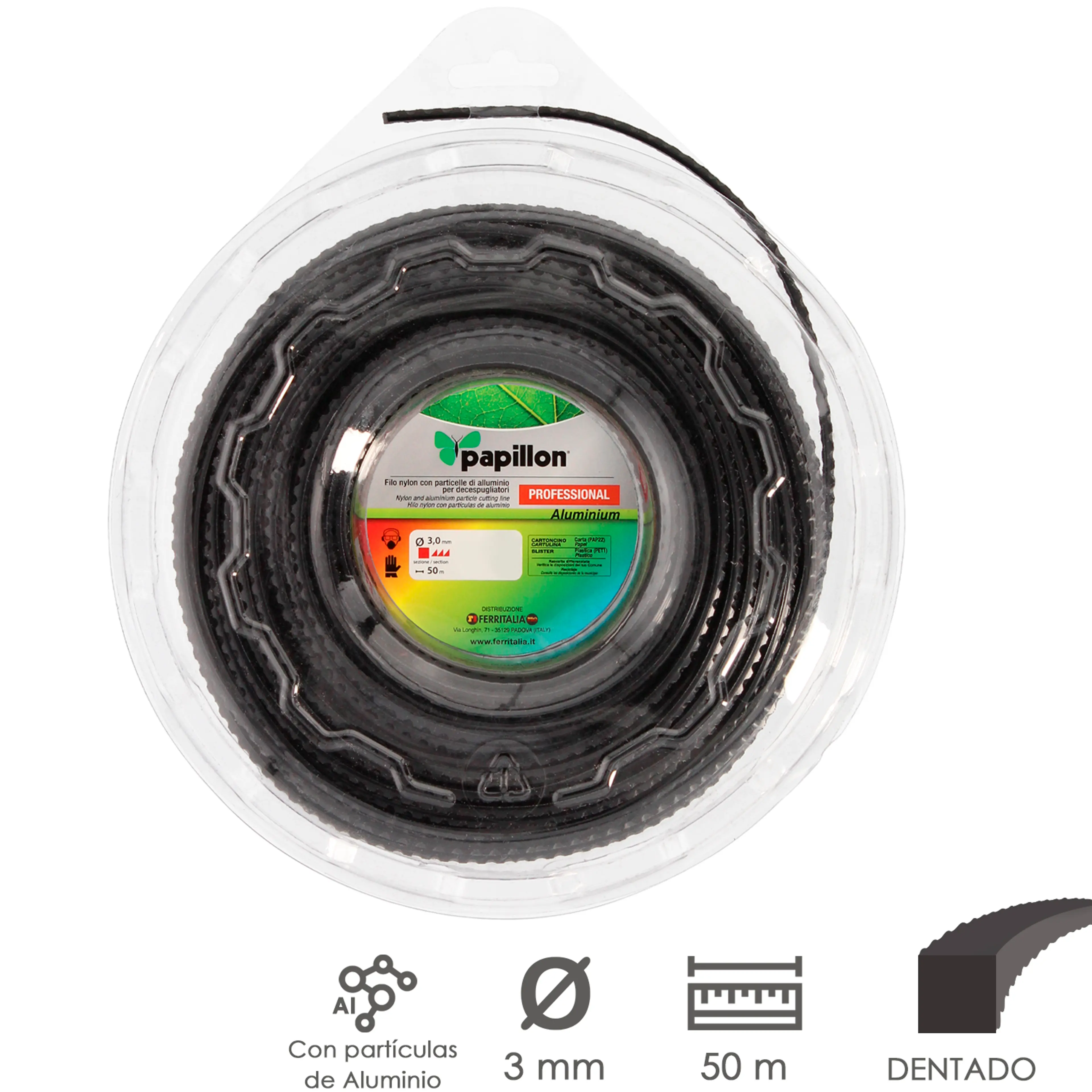 HILO NYLON / ALUMINIO CUADRADO TREN