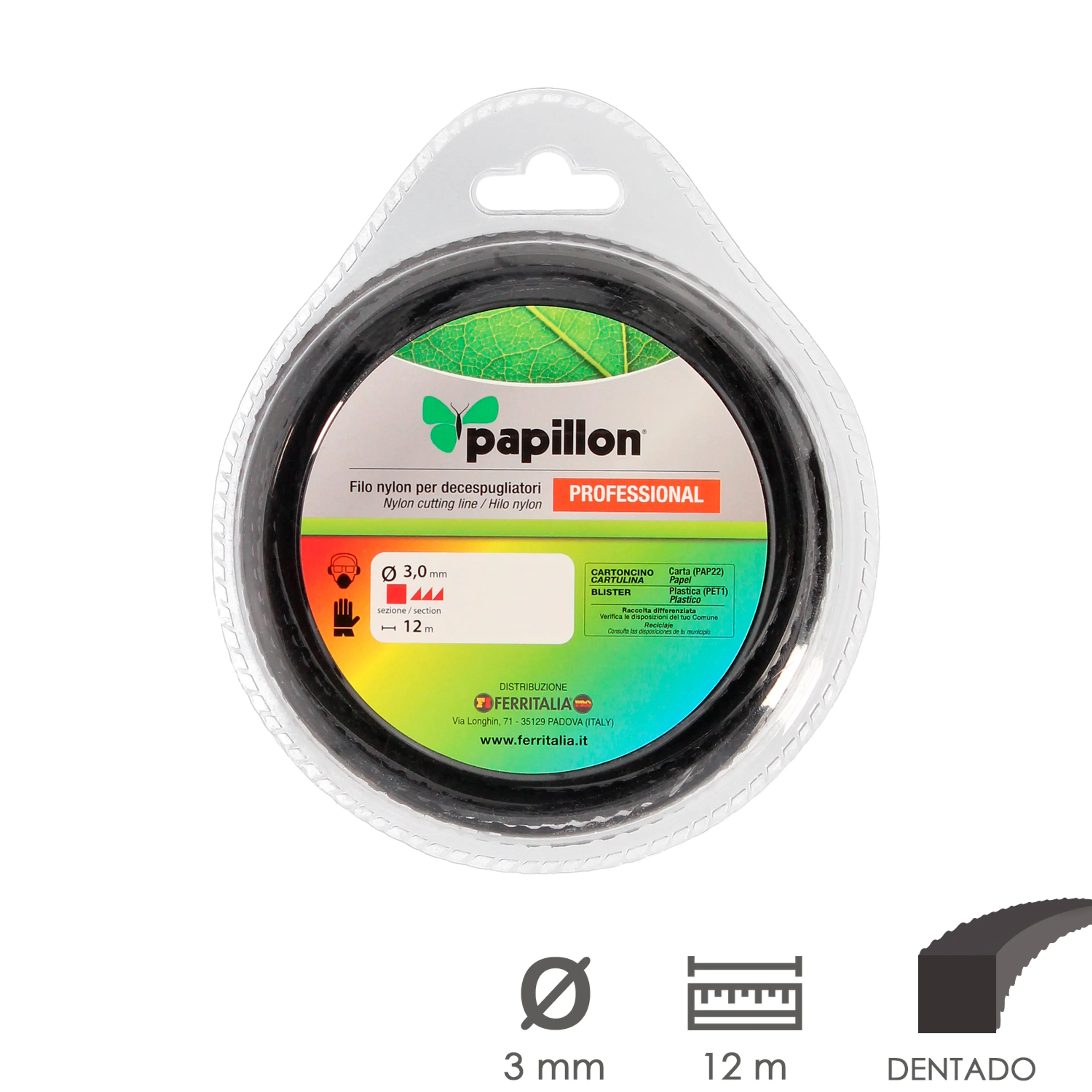 HILO NYLON DENTADO PROFESSIONAL Ø 3