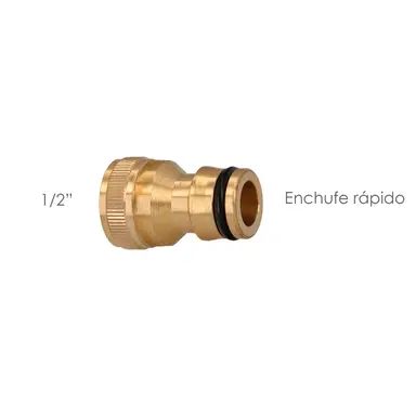 ADAPTADOR MANGUERA LATON  1/2" HEMB
