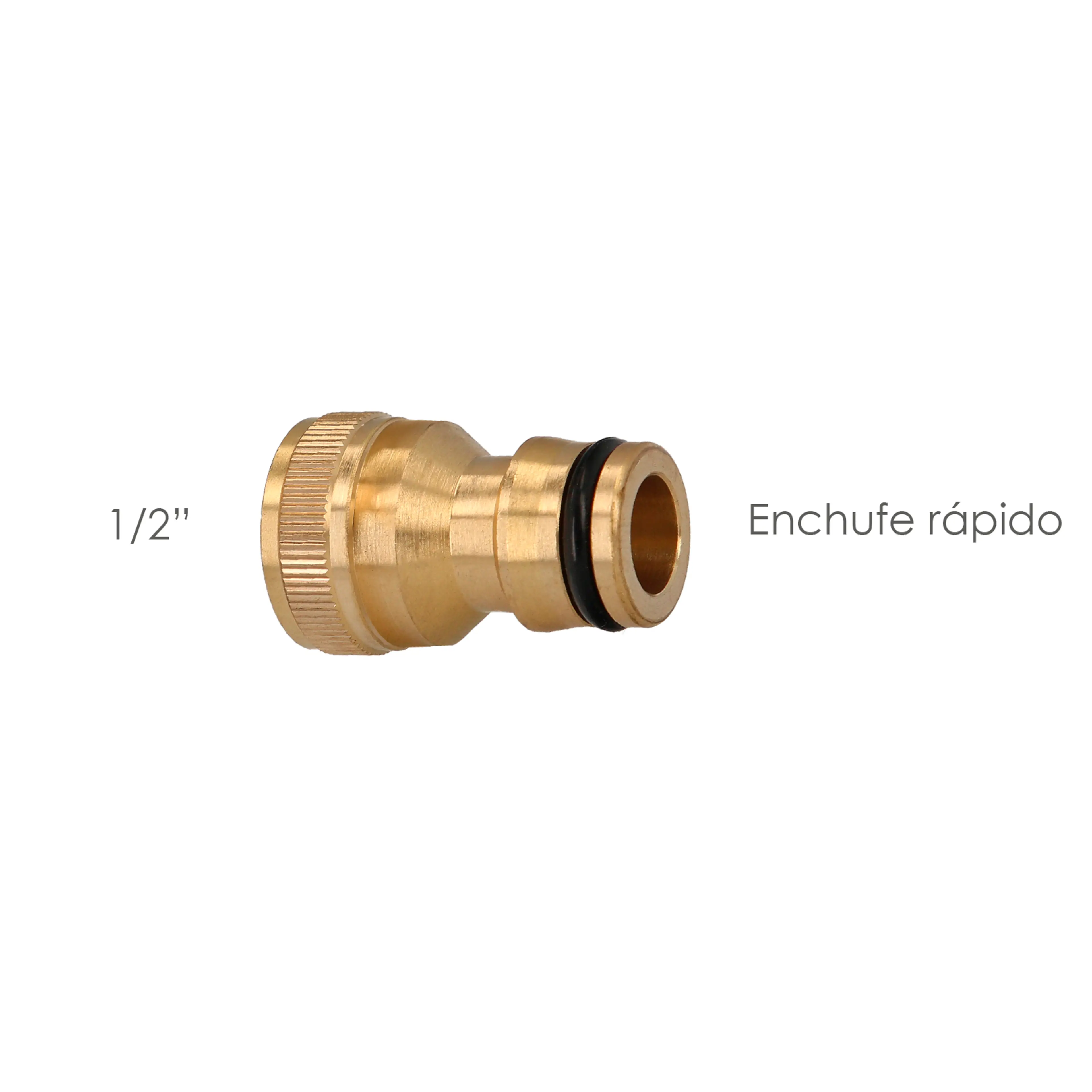 ADAPTADOR MANGUERA LATON  1/2" HEMB