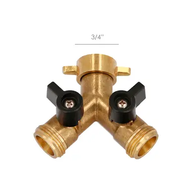 ADAPTADOR MANGUERA LATON 2 TOMAS MA