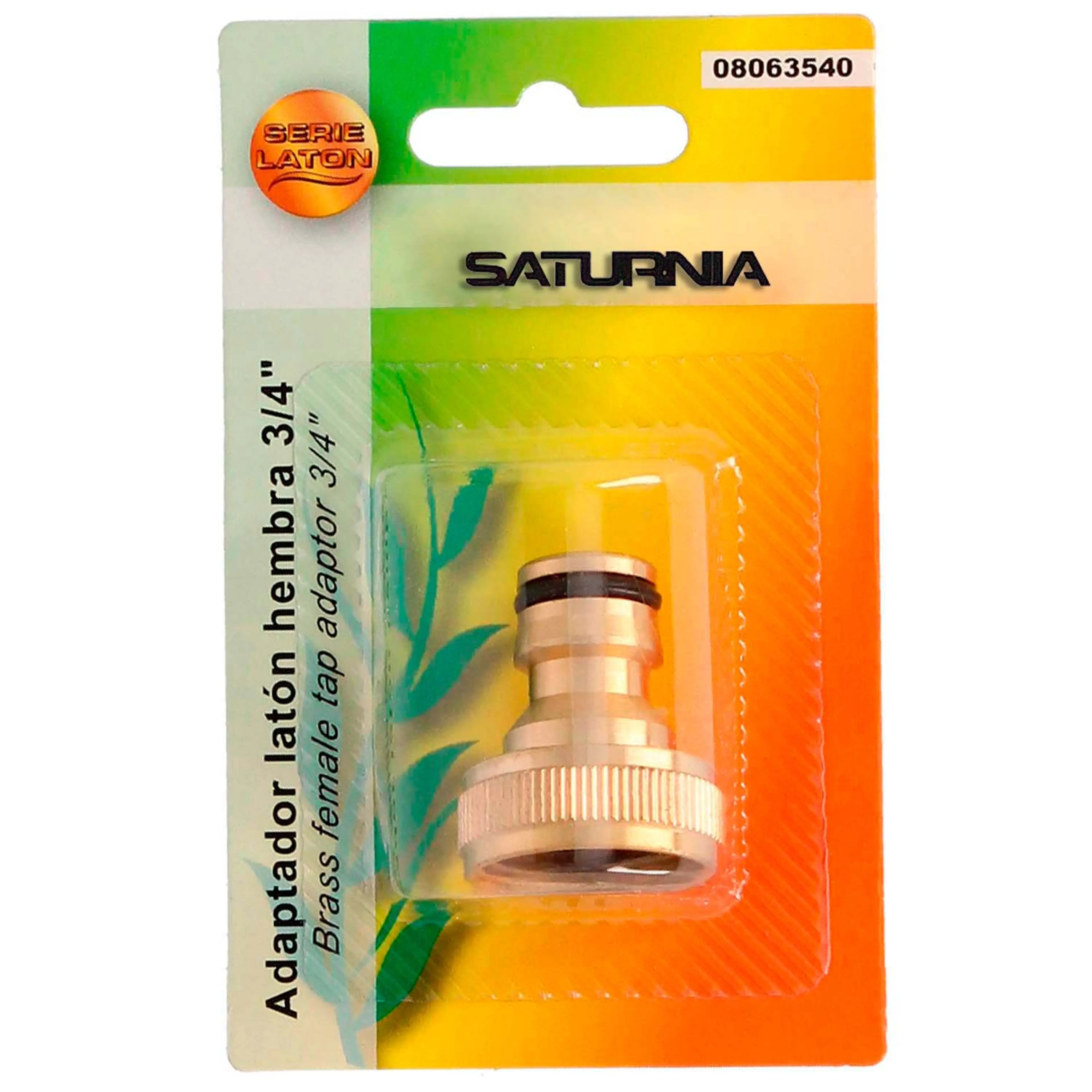 ADAPTADOR MANGUERA LATON  3/4 HEMBR