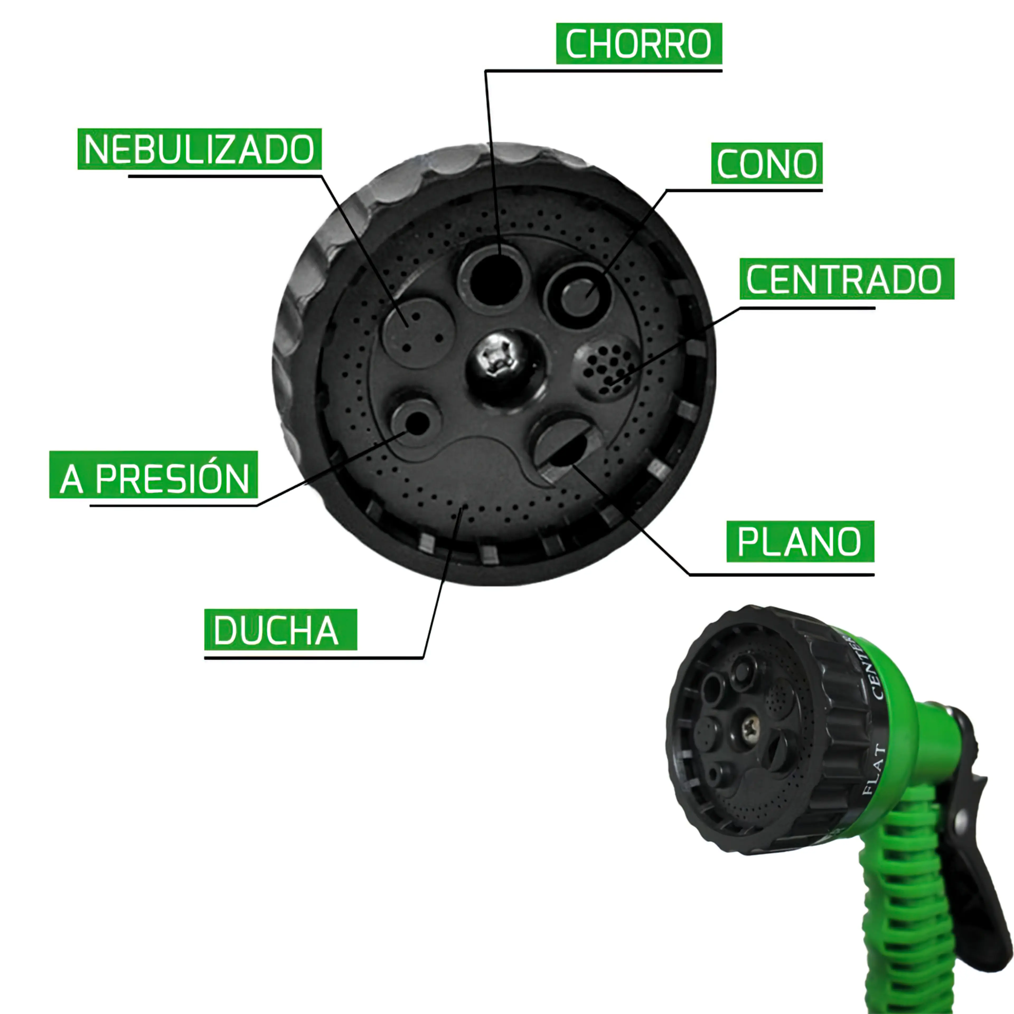 MANGUERA EXTENSIBLE RIEGO COMPACTO 