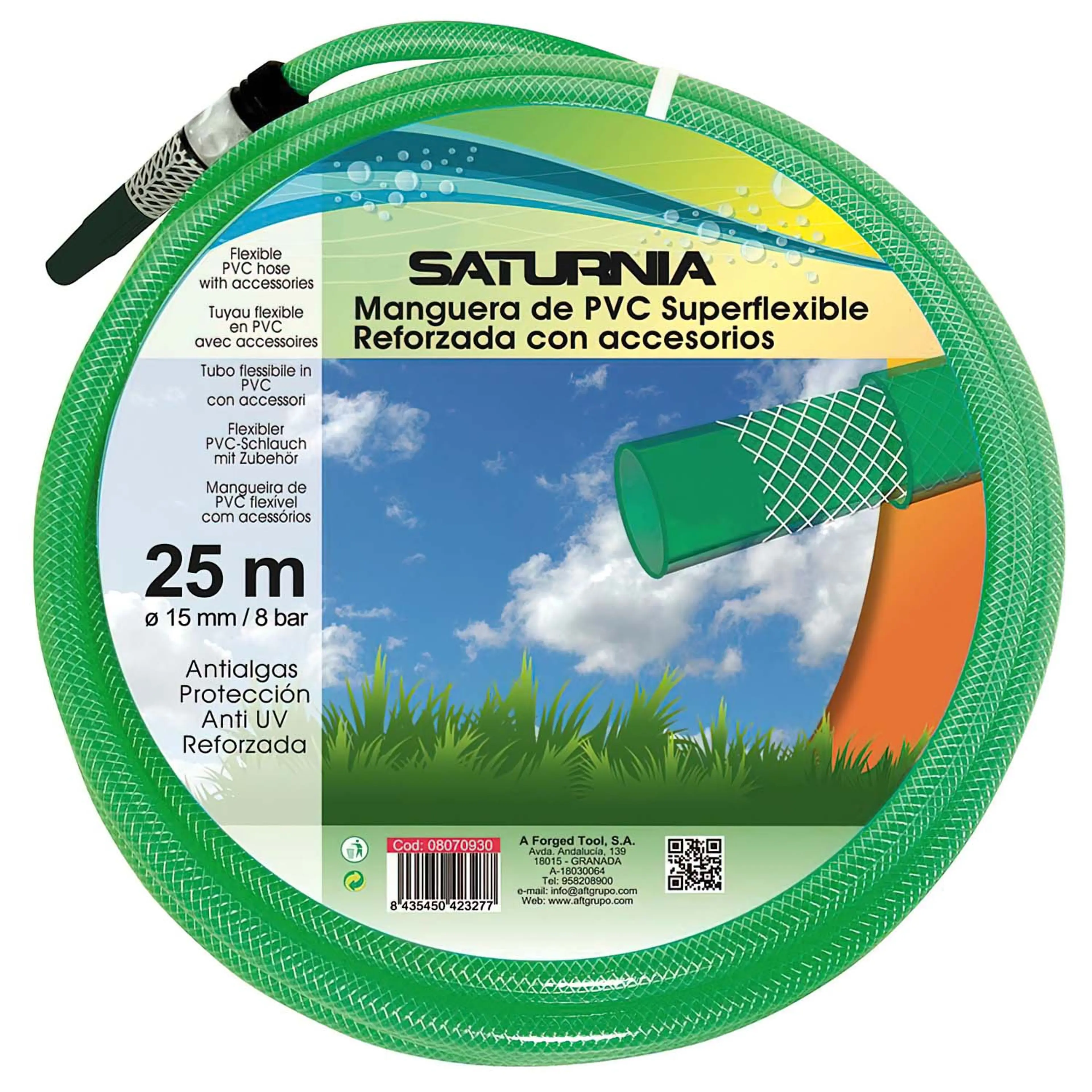 MANGUERA LATFLEX REFORZADO 15 MM. -