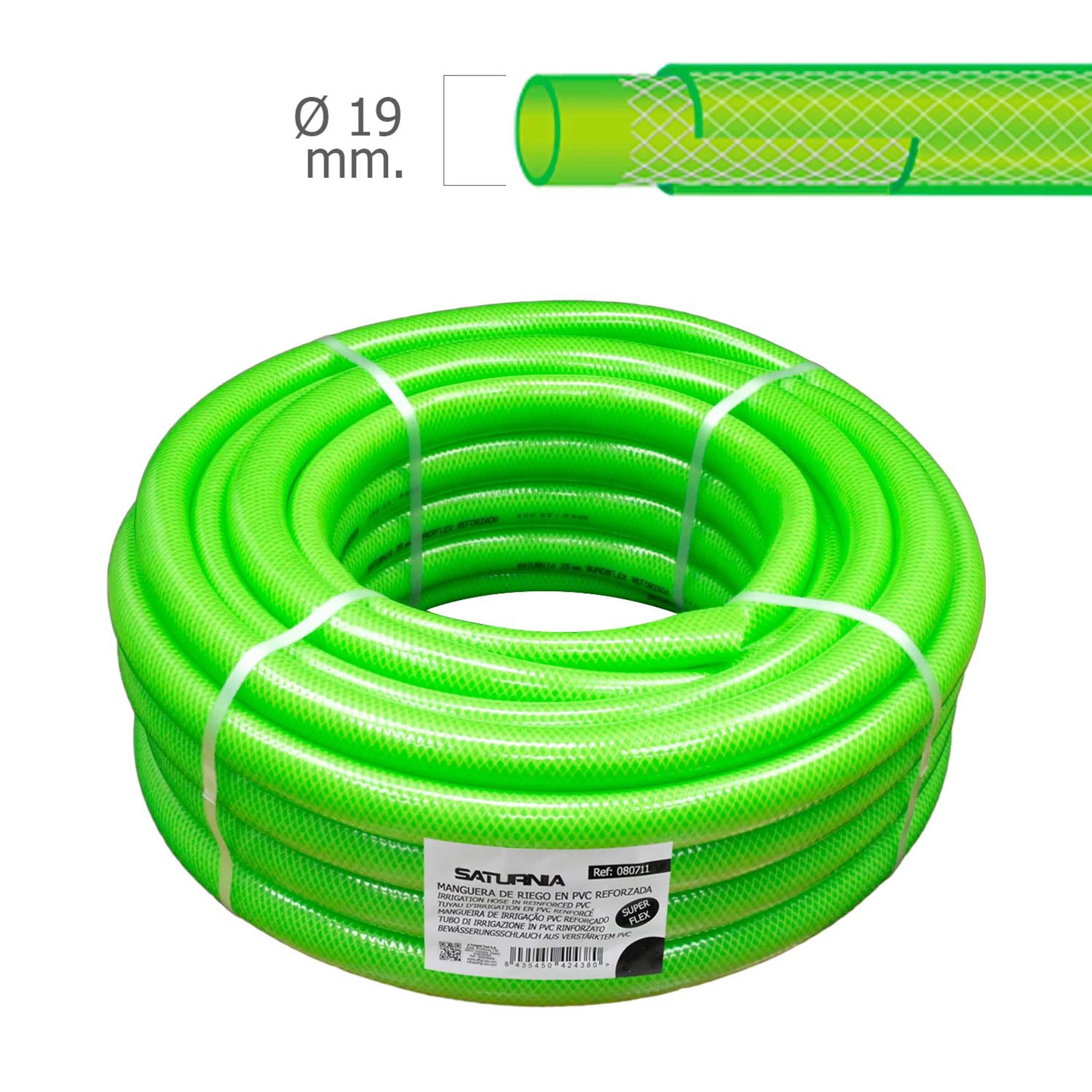 MANGUERA LATFLEX REFORZADO Ø 19 MM.