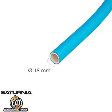MANGUERA TRICOTADA NO TORSION BLUE 