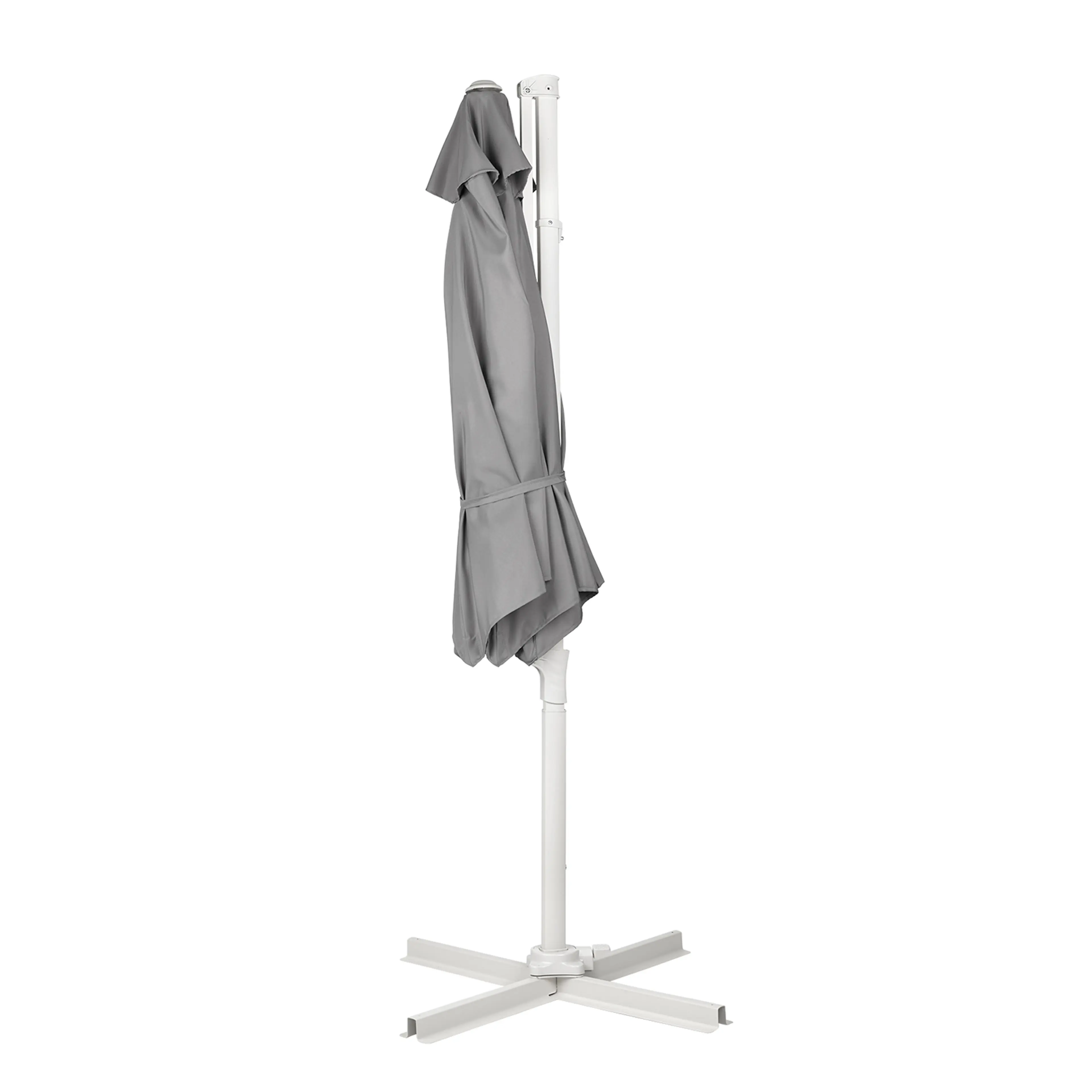 SOMBRILLA JARDIN  PIE LATERAL BLANC