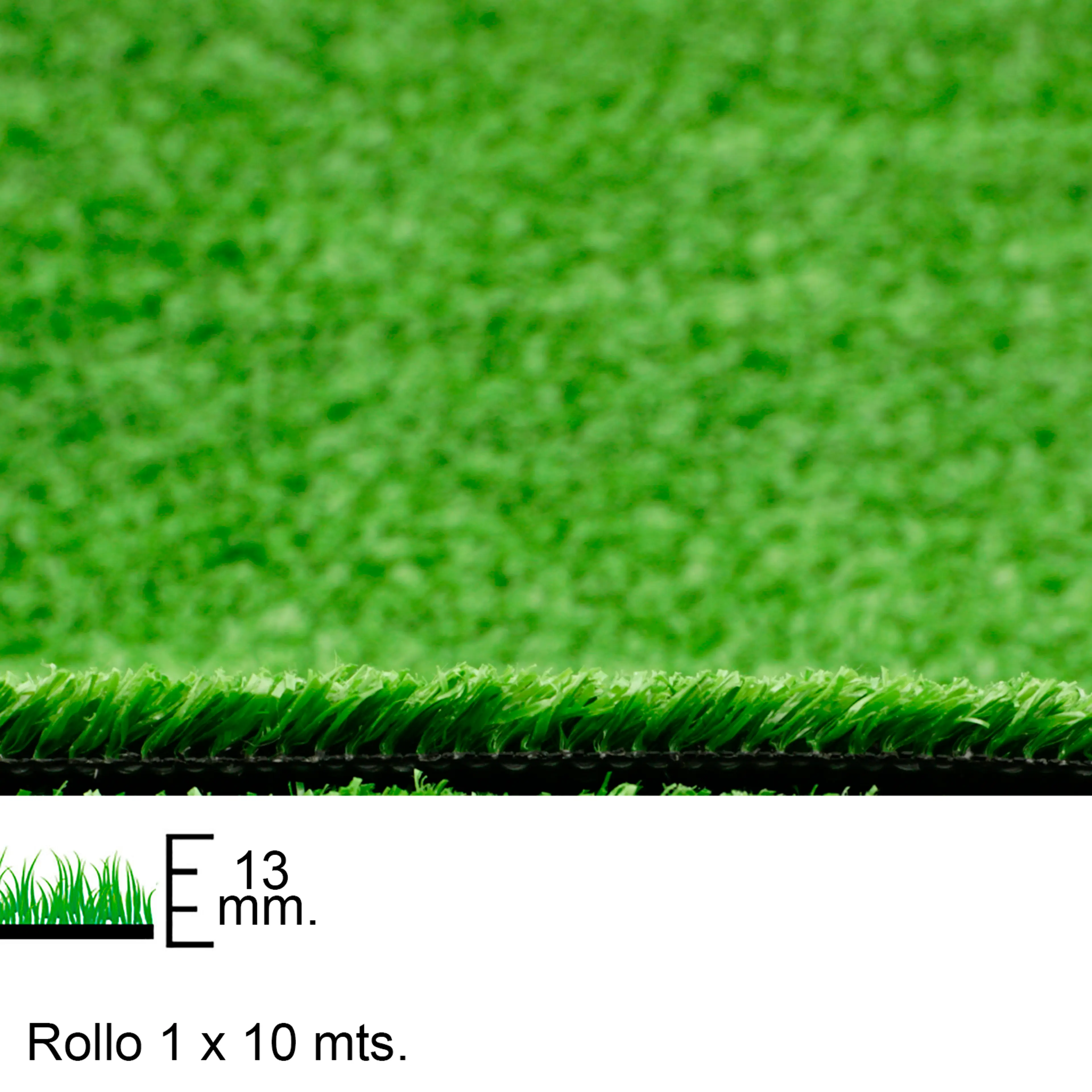 CESPED ARTIFICIAL 13 MM. ROLLO 1 X 