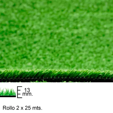 CESPED ARTIFICIAL 13 MM. ROLLO 2 X 