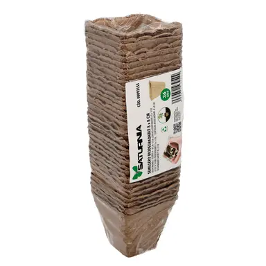 SEMILLEROS BIODEGRADABLES 8X8 CM. (
