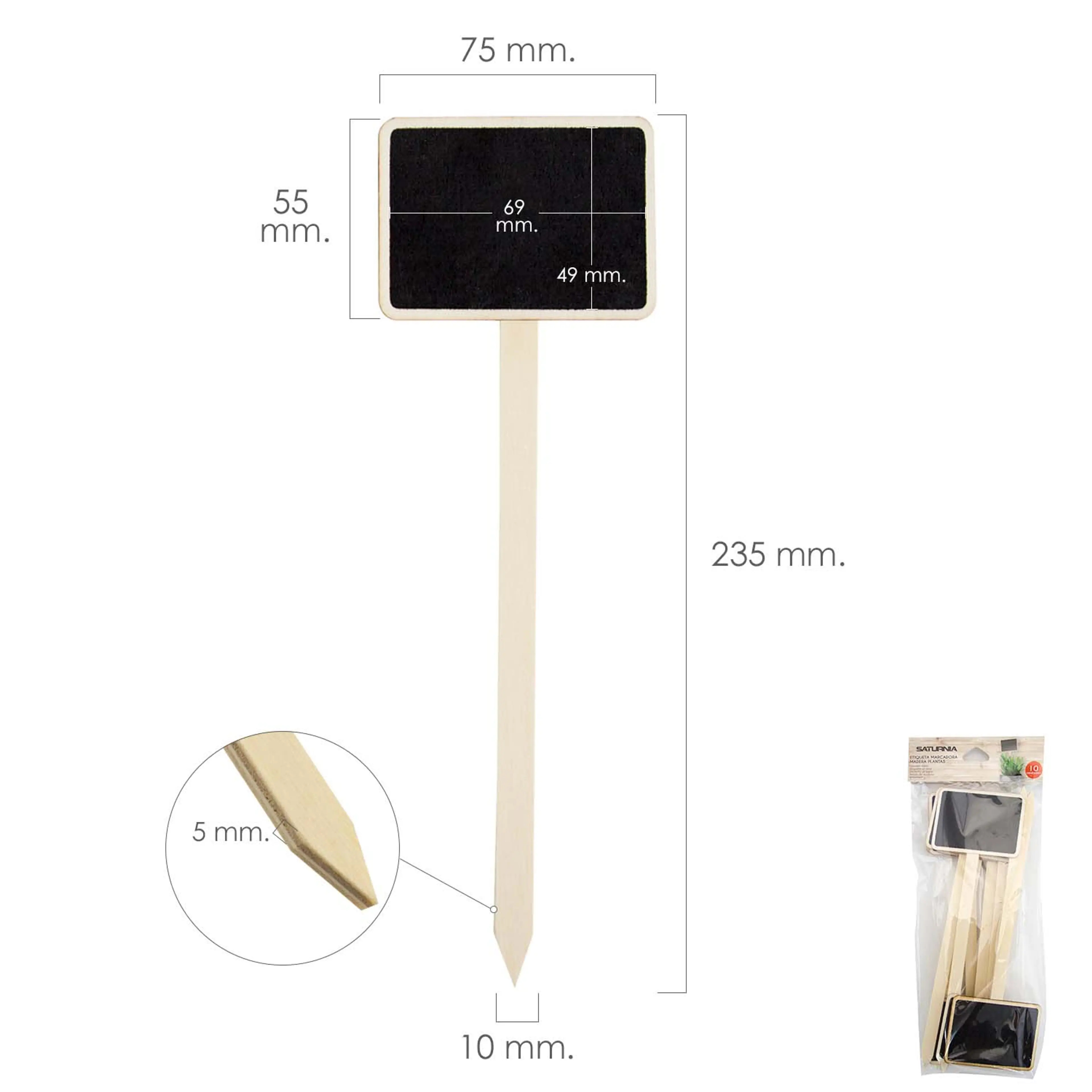 ETIQUETA MARCADORA MADERA CON EFECT