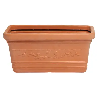 MACETERO TERRACOTA RESINA RECTANGUL