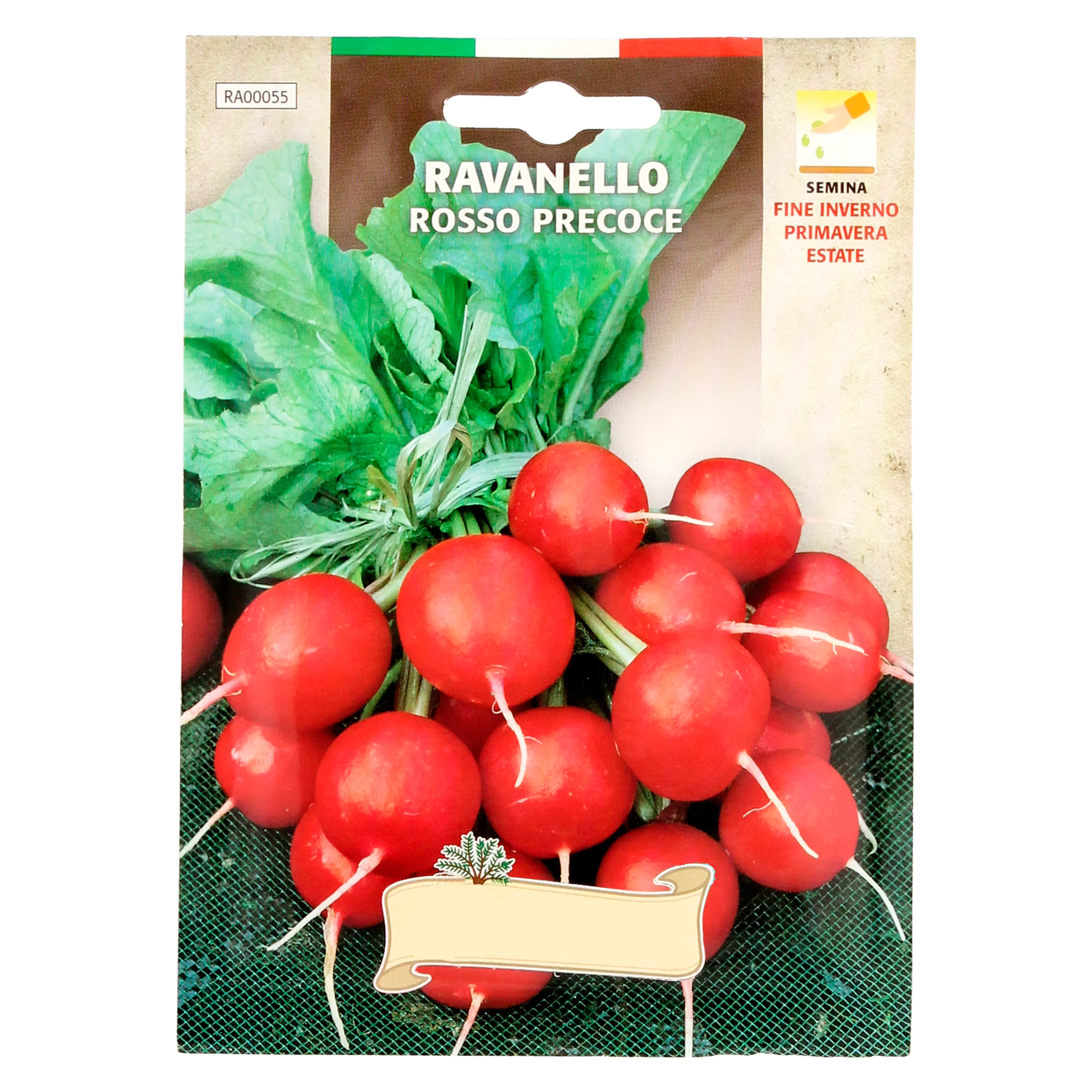 SEMILLAS RABANO ROJO TEMPRANO (8 GR