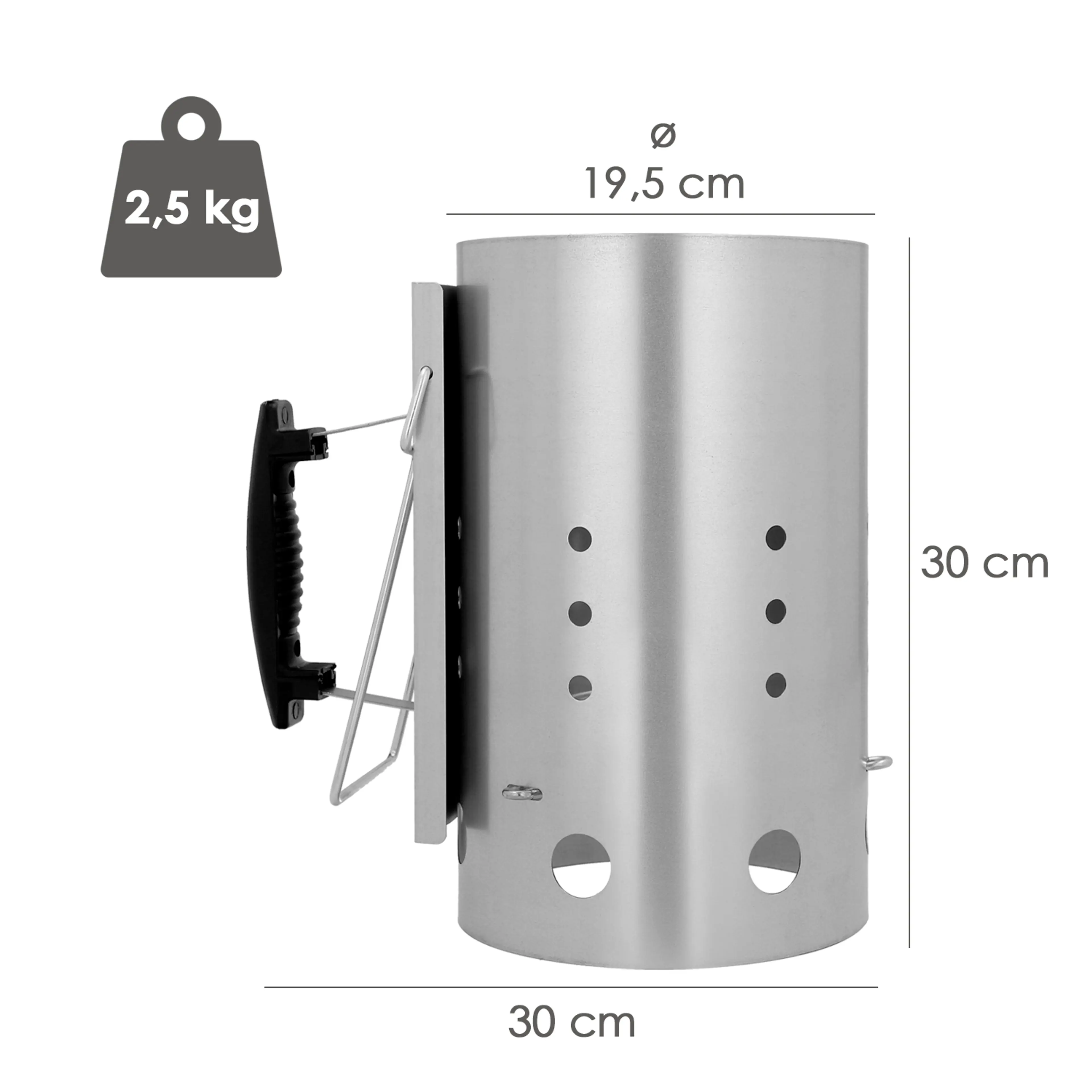 ENCENDEDOR CARBÓN BARBACOAS Y CHIME