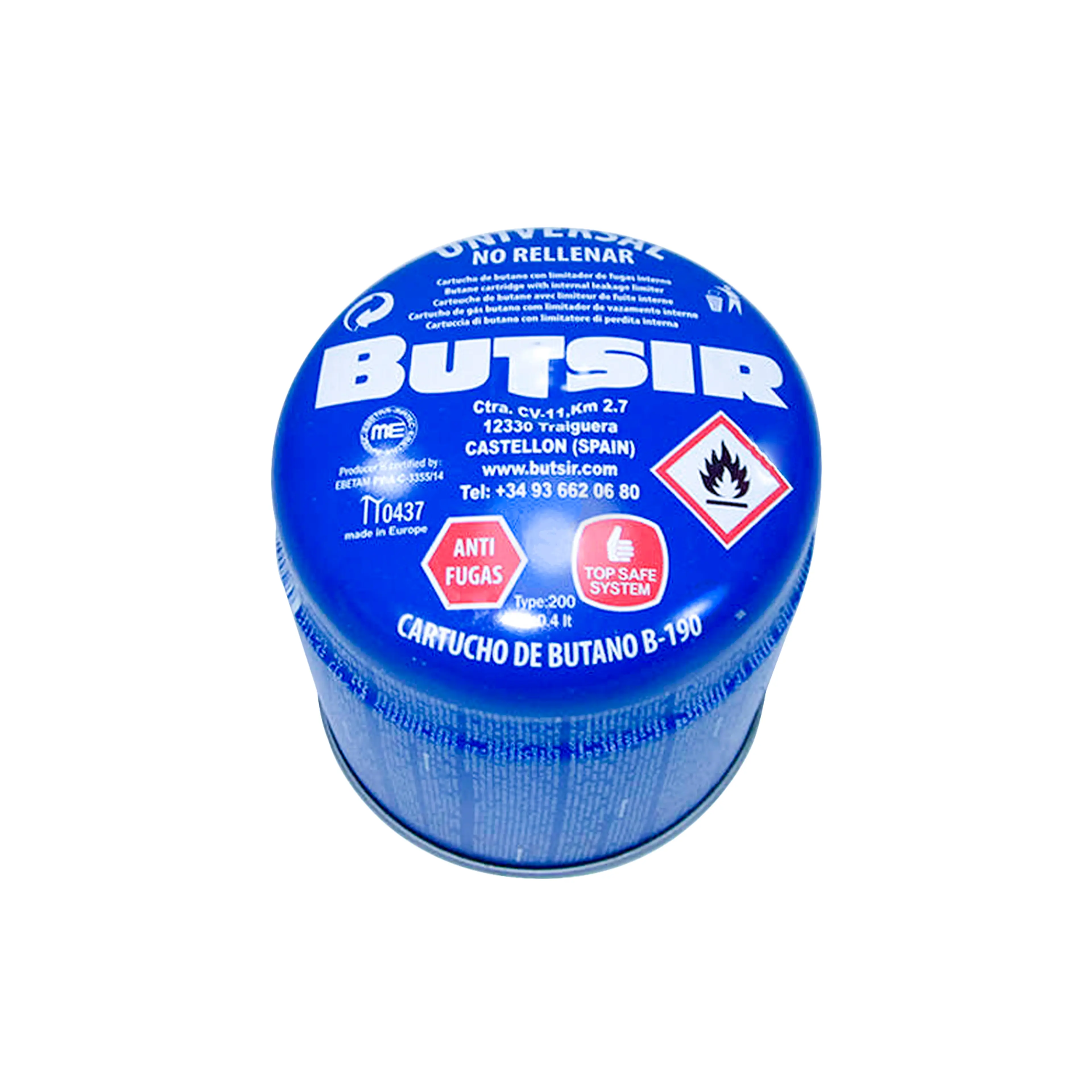 CARTUCHO GAS 0,190 KG CE EN 417