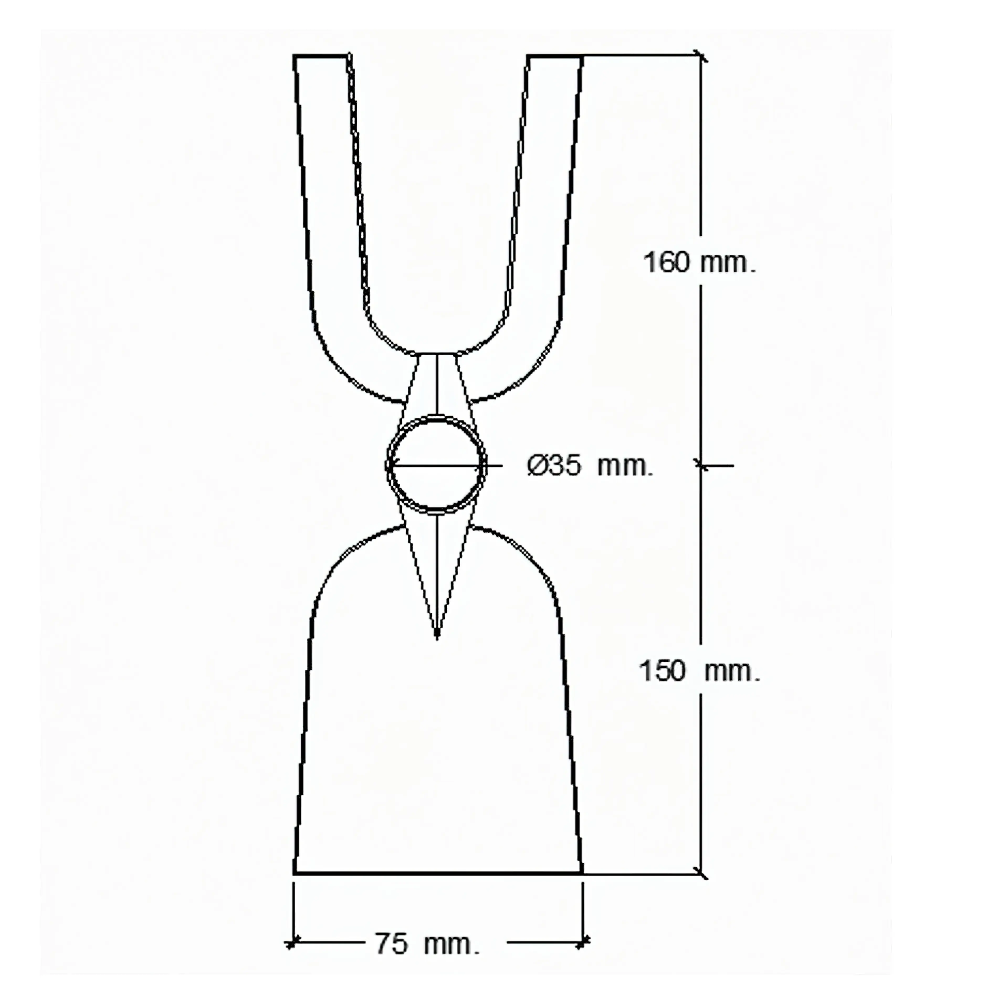 AZADA FORJADA SIN MANGO 201/  500 G