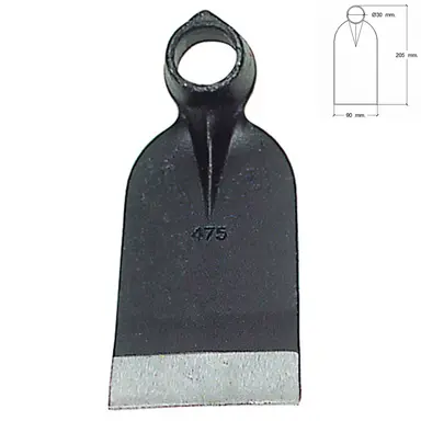 AZADA FORJADA SIN MANGO 207/  475 G