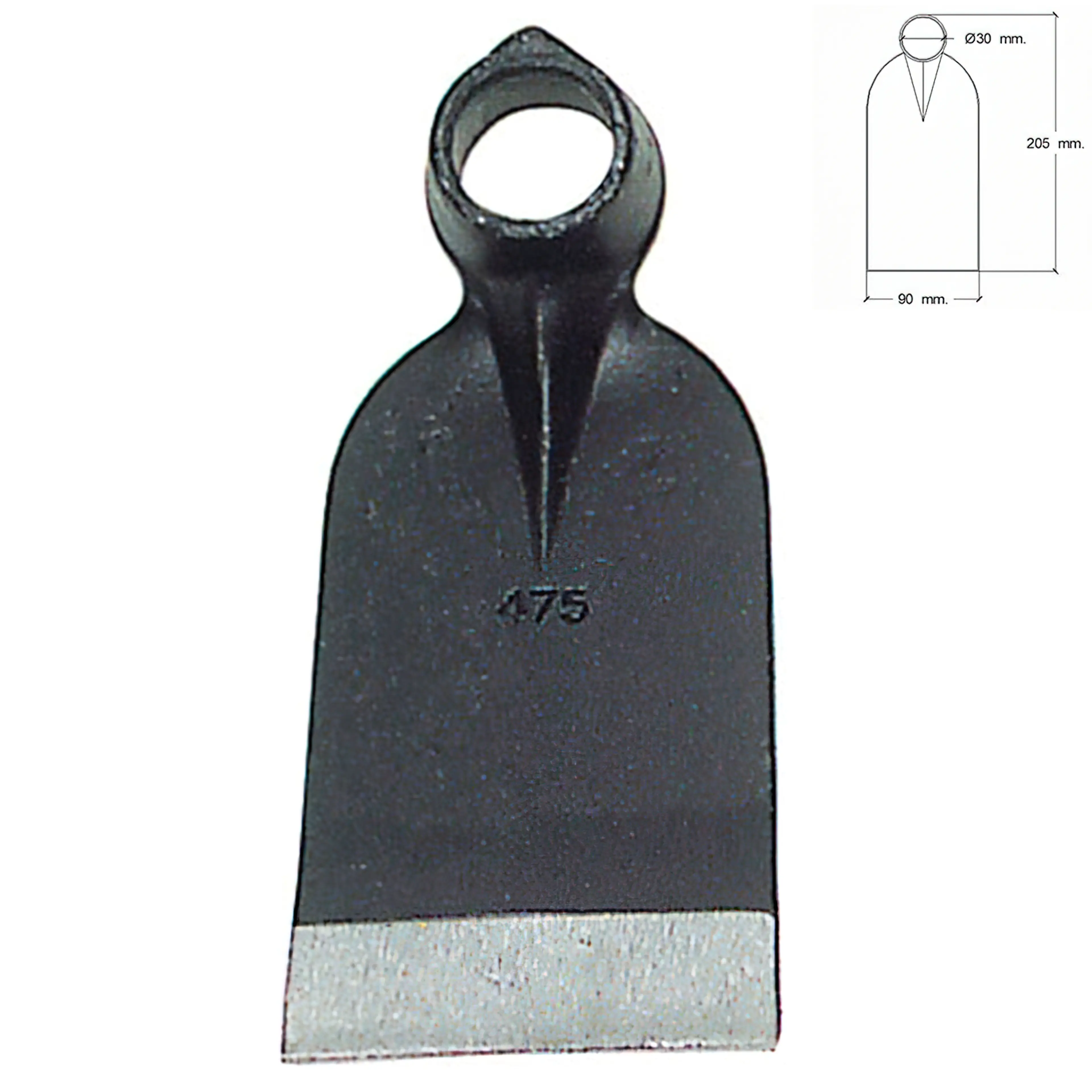 AZADA FORJADA SIN MANGO 207/  475 G