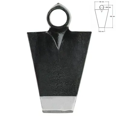 AZADA FORJADA SIN MANGO 293/  450 G