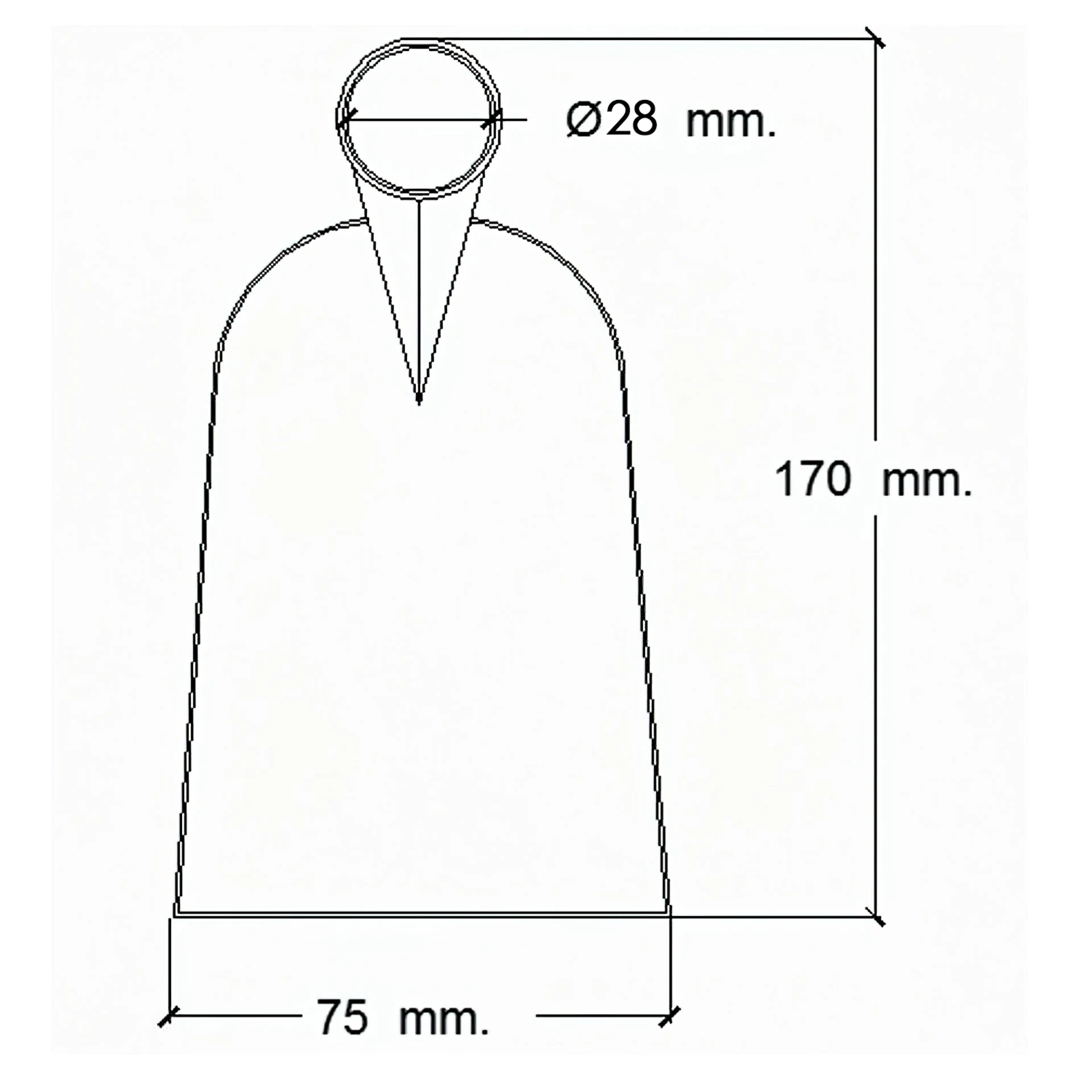 AZADA FORJADA SIN MANGO 343/  400 G