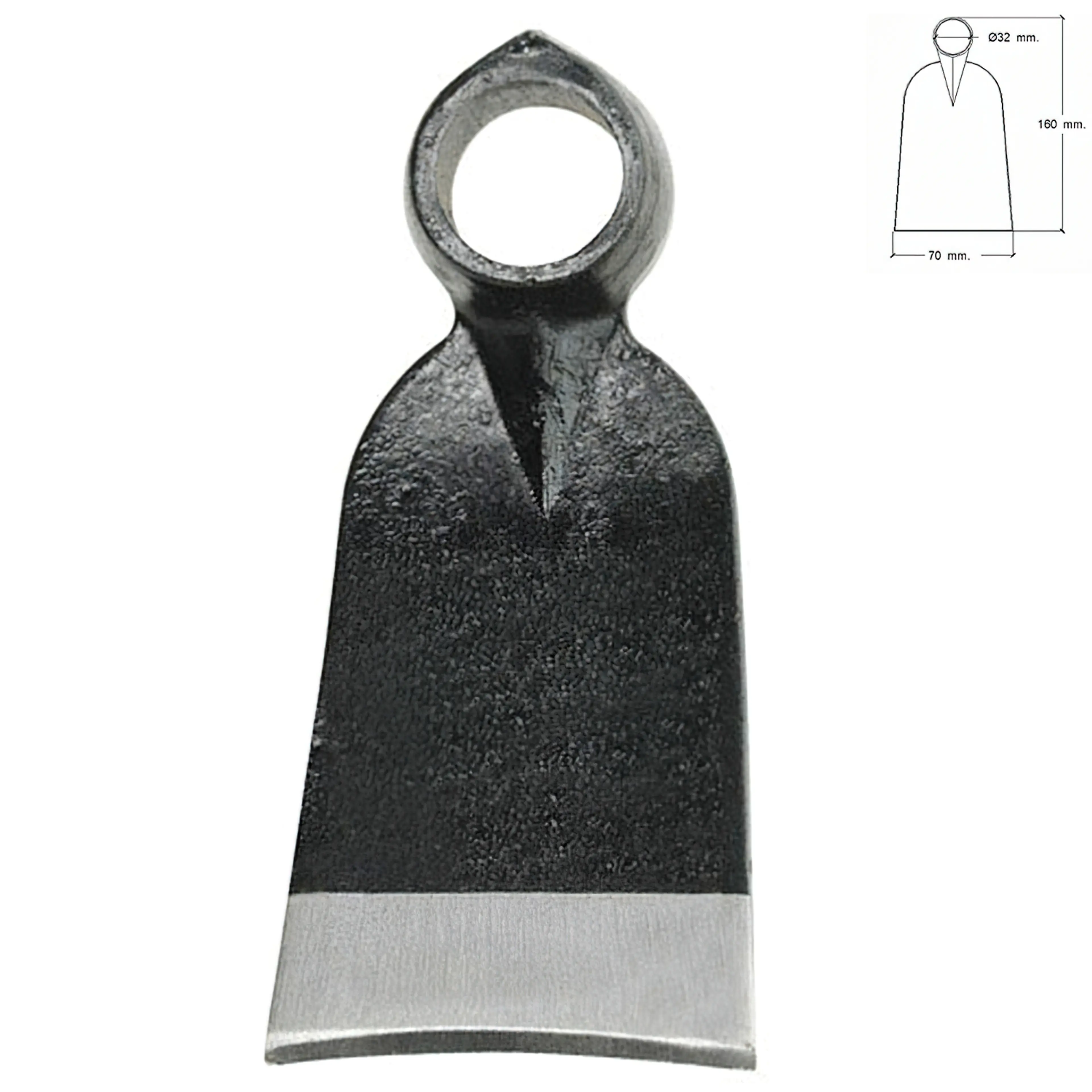 AZADA FORJADA SIN MANGO 343/  310 G