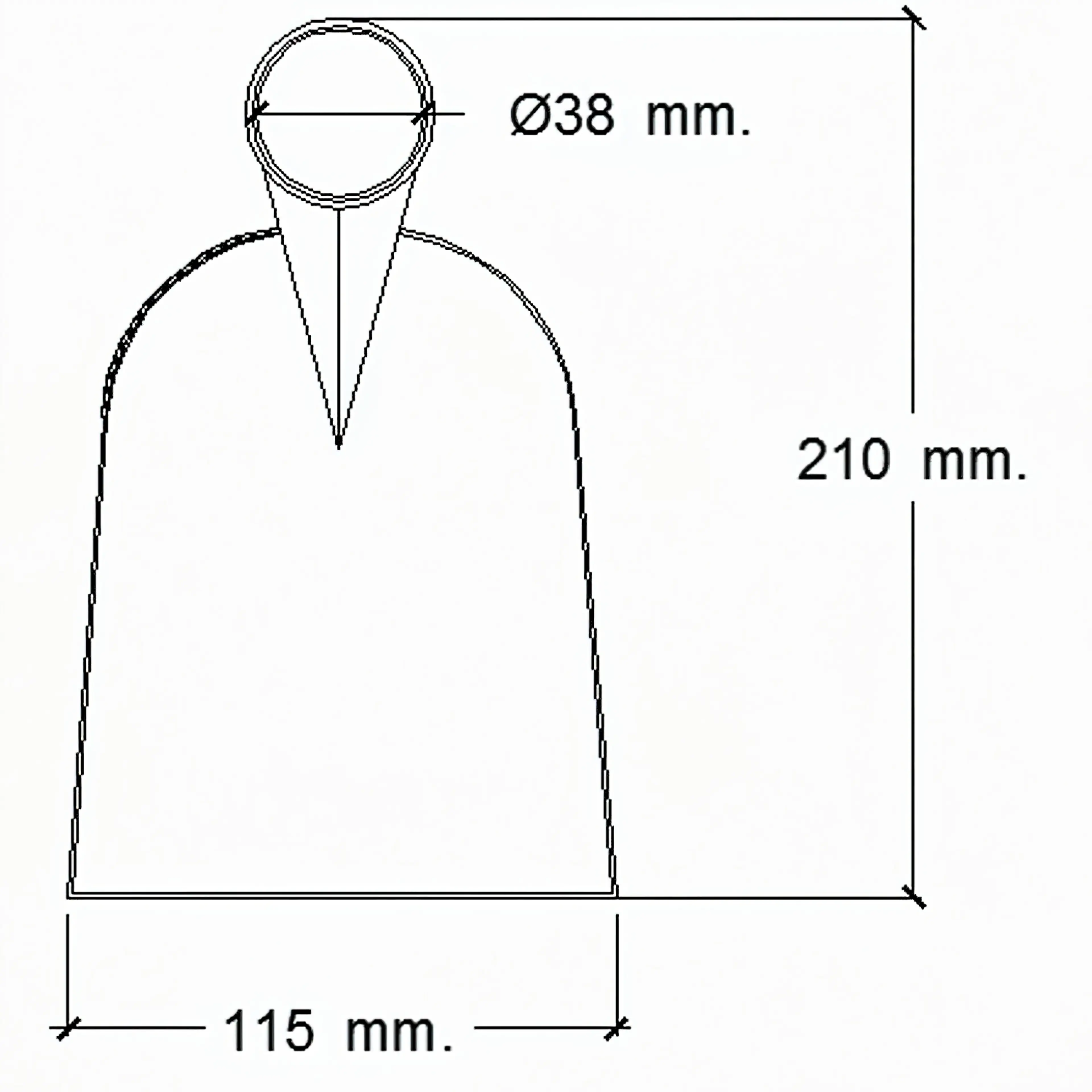 AZADA FORJADA SIN MANGO 219/  650 G