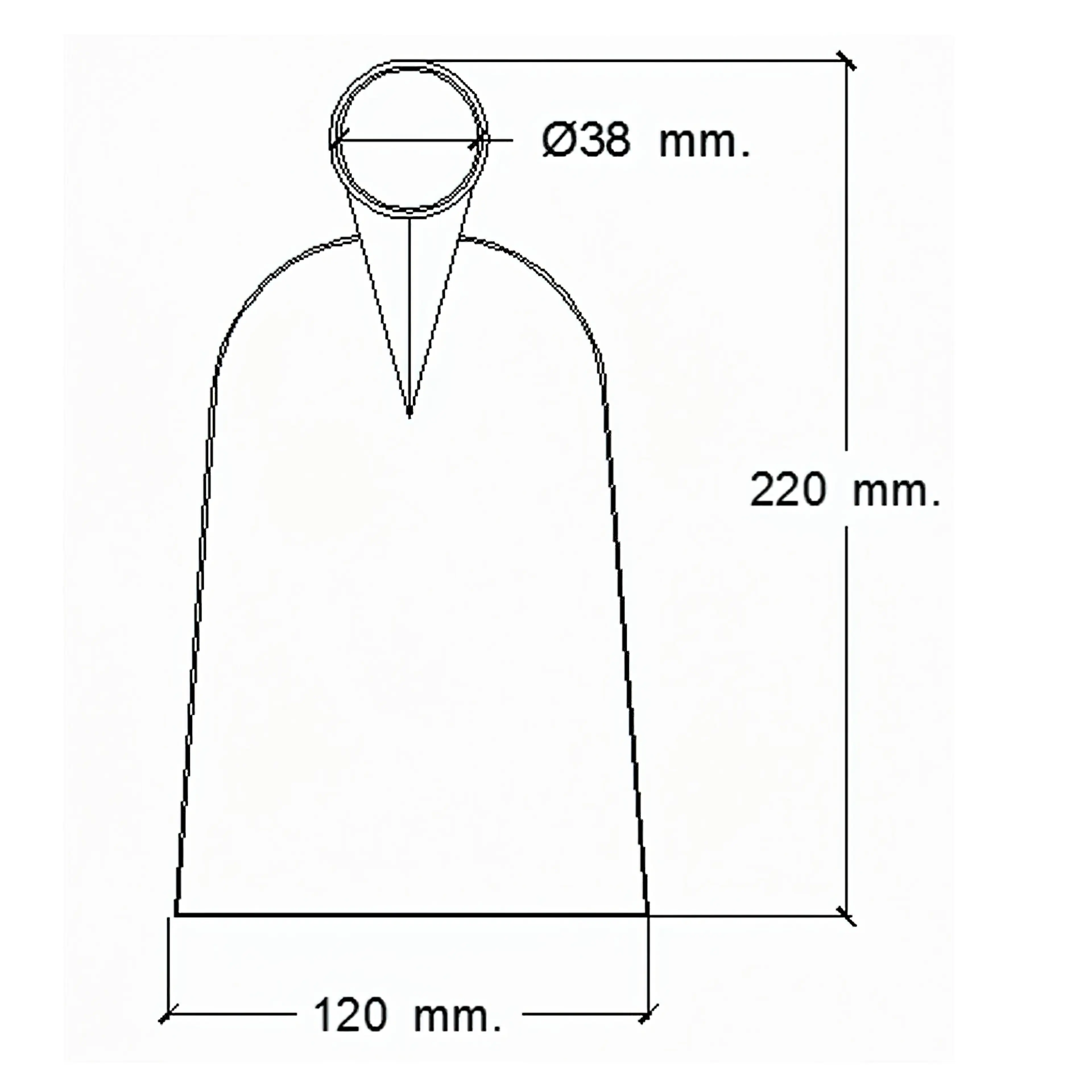 AZADA FORJADA SIN MANGO 219/  750 G