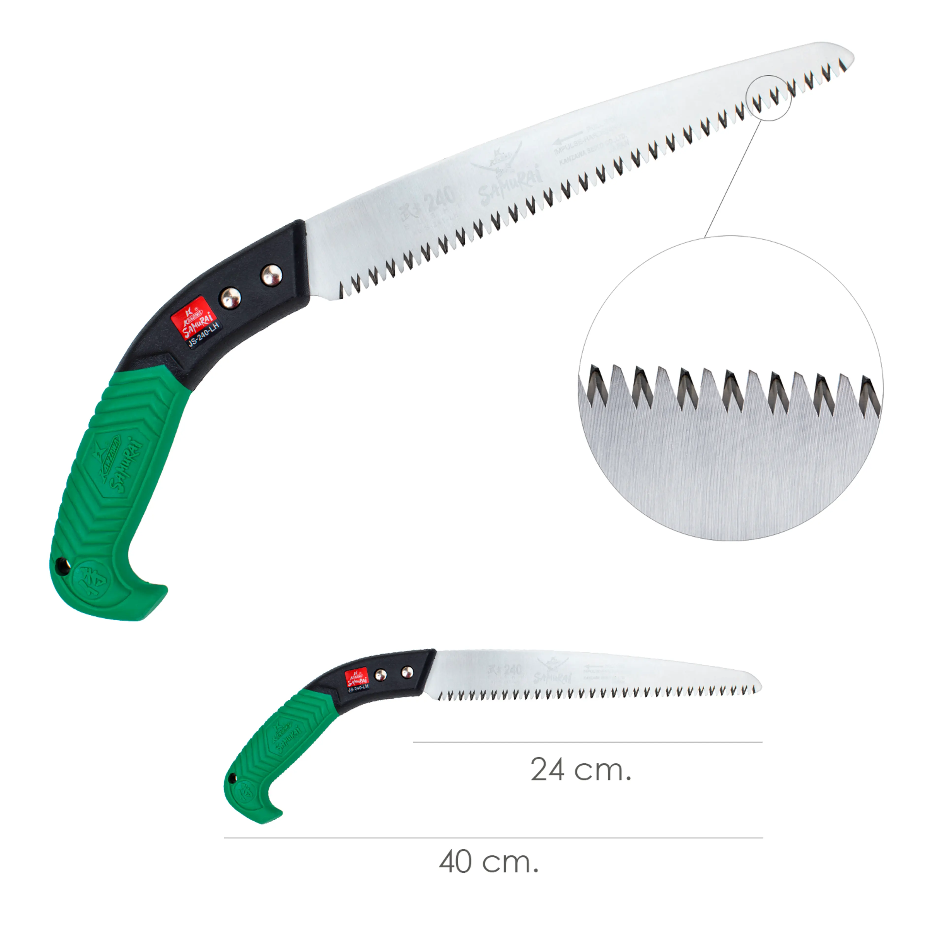 SERRUCHO SAMURAI RECTO 240 MM.