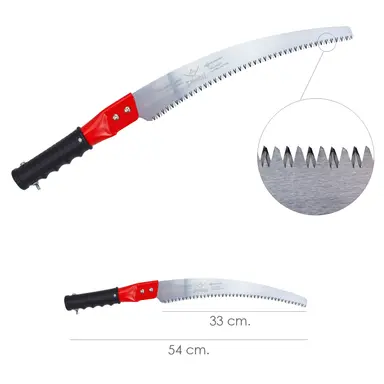 SERRUCHO SAMURAI CURVO PARA PERTIGA