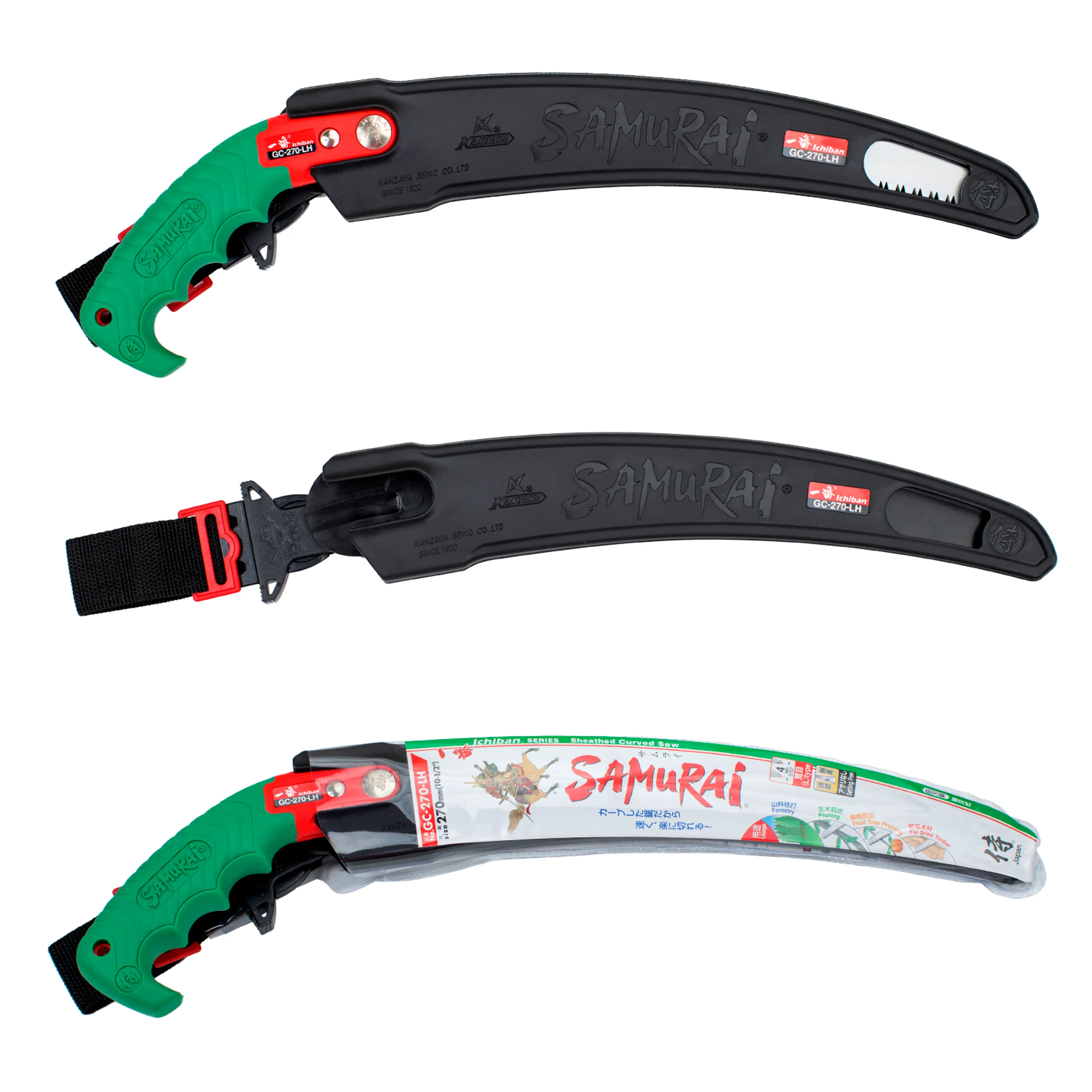 SERRUCHO SAMURAI GC CURVO 270 MM.