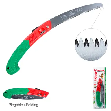SERRUCHO SAMURAI GC PLEGABLE 180 MM