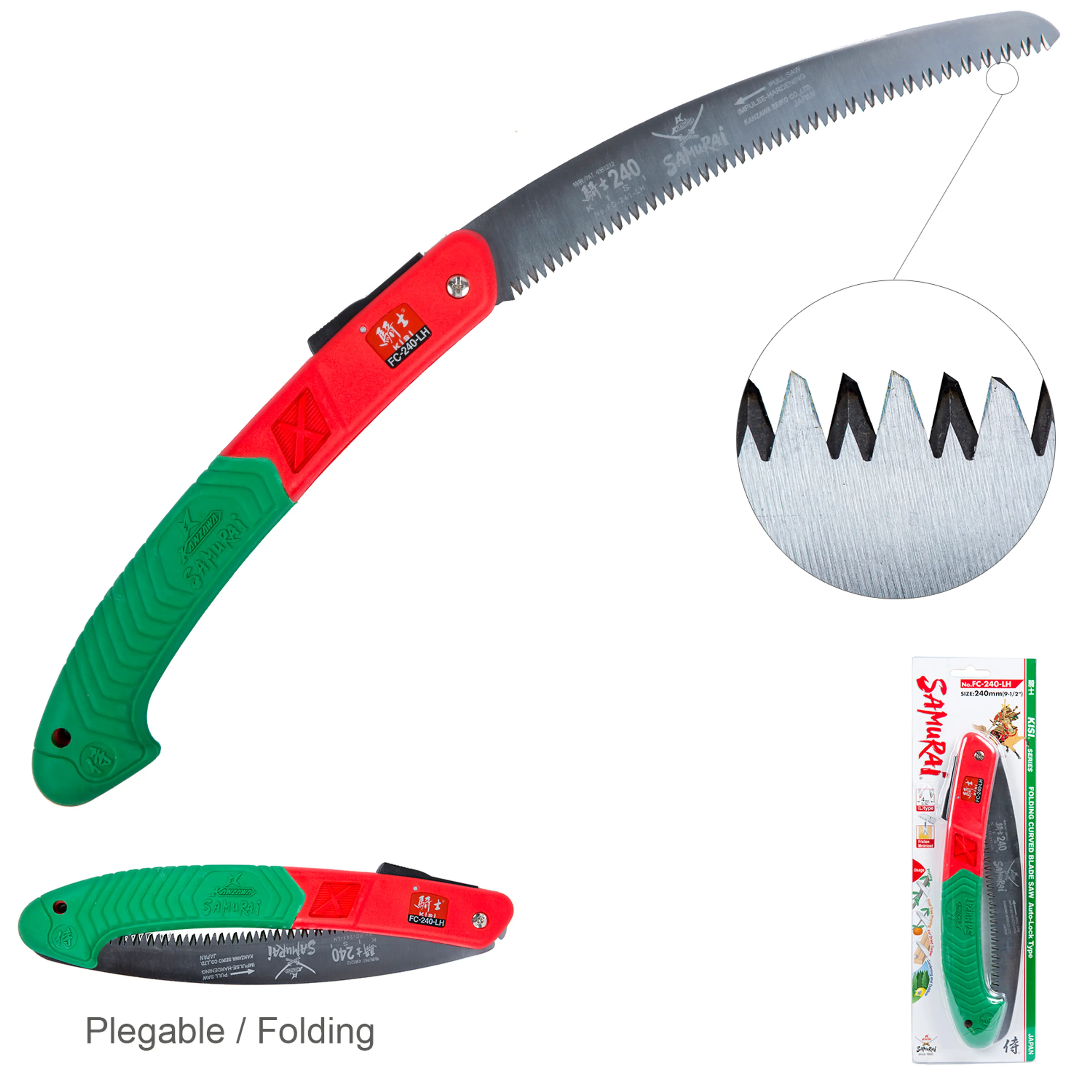 SERRUCHO SAMURAI GC PLEGABLE 240 MM